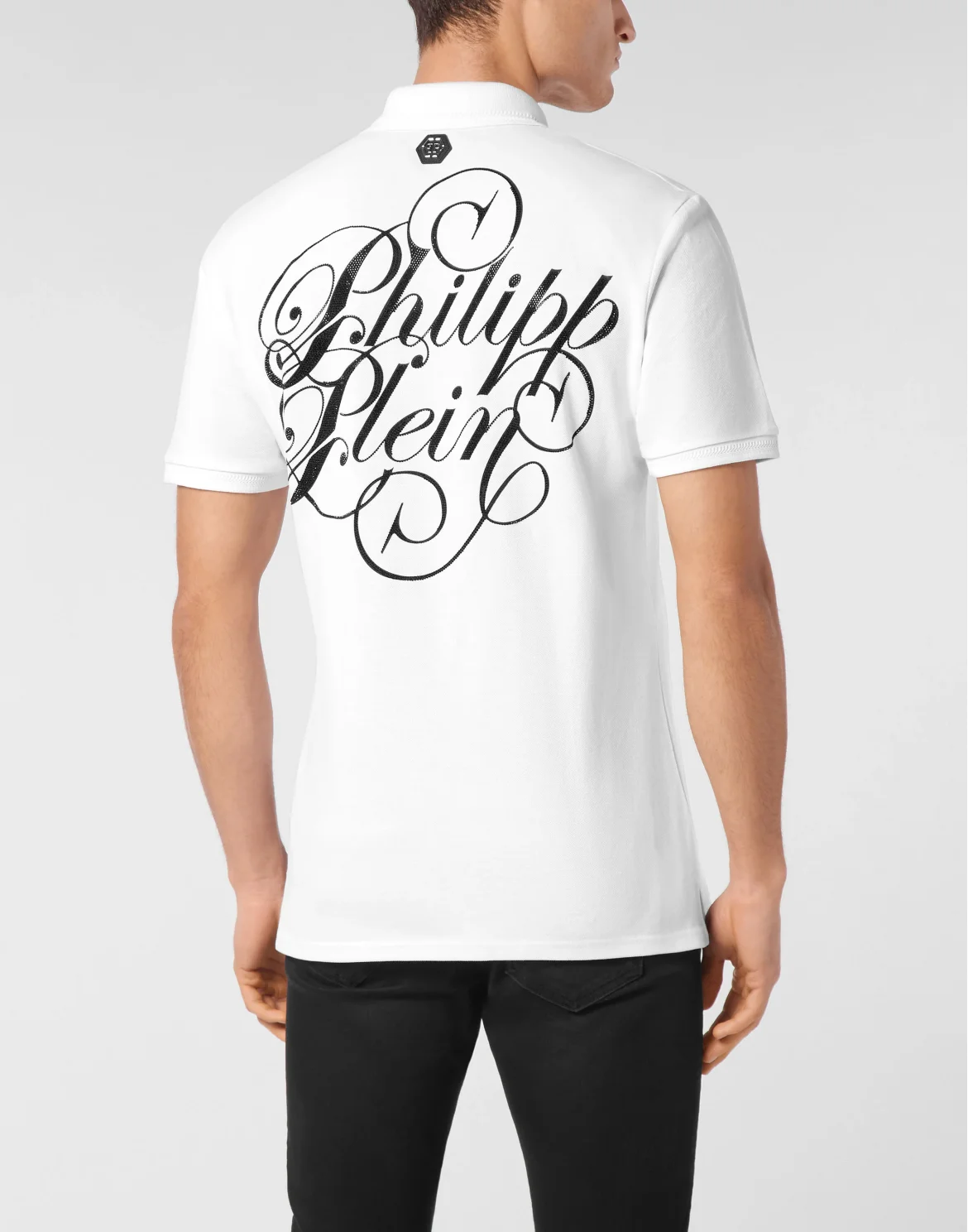 Polo shirt SS Full Stones Coursive, цвет: Белый