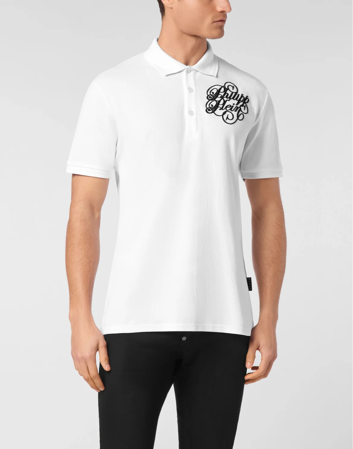 Polo shirt SS Full Stones Coursive, цвет: Белый