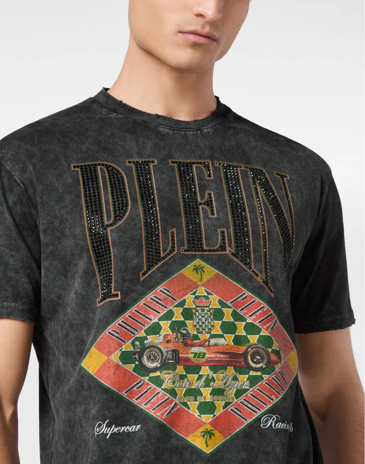 T-shirt Round Neck SS Cote D Azur Stones, цвет: Черный