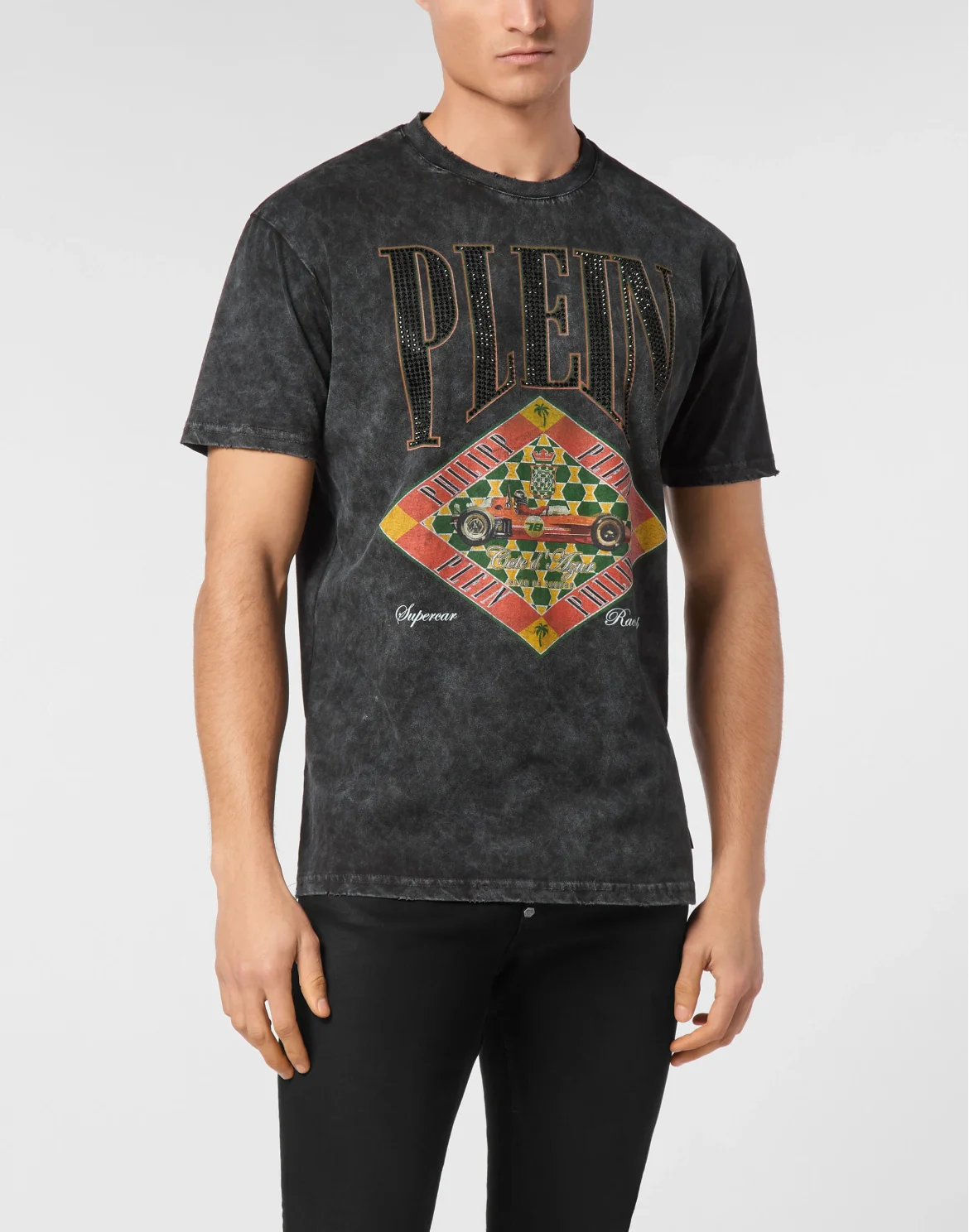T-shirt Round Neck SS Cote D Azur Stones, цвет: Черный