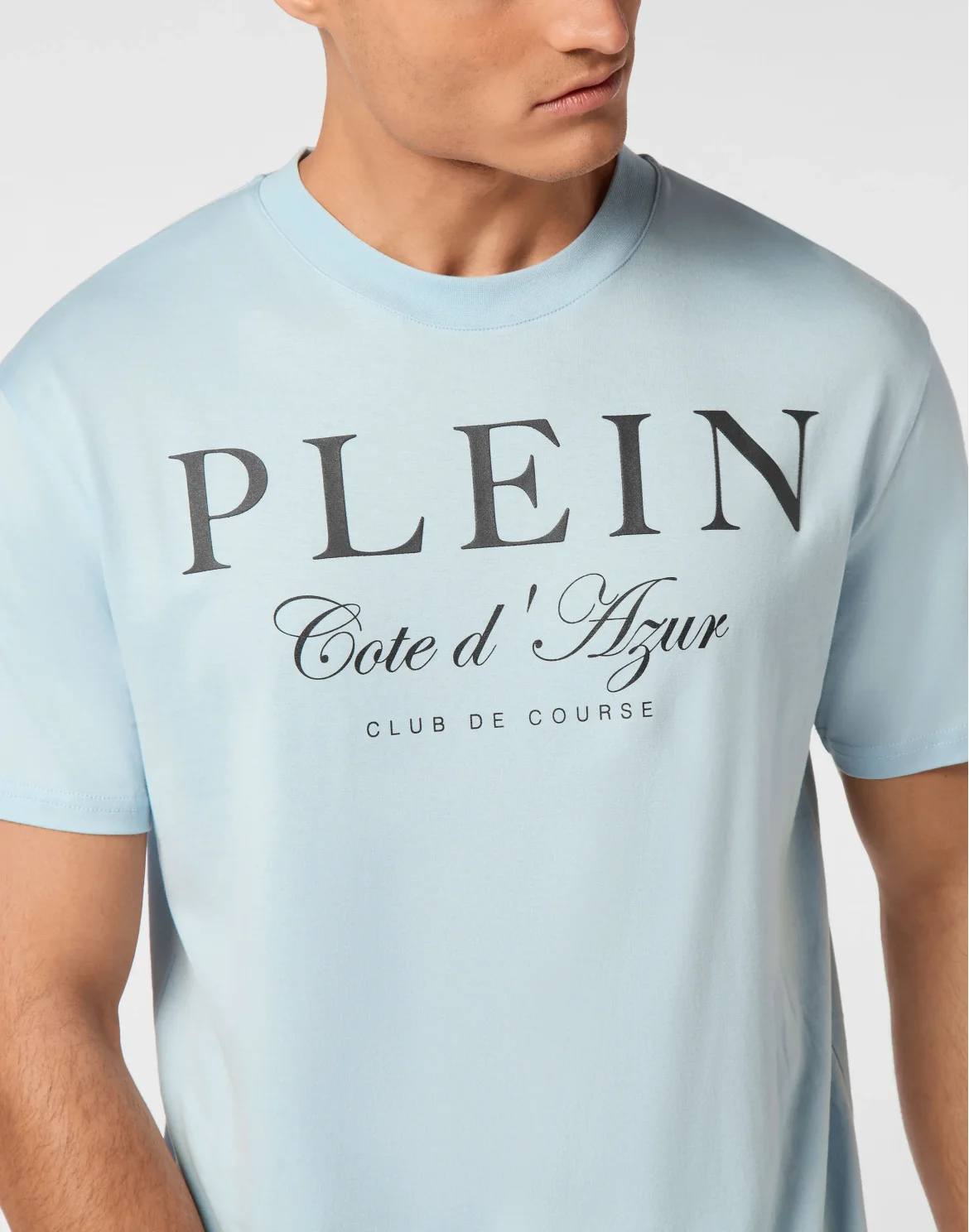 T-shirt Round Neck SS Club The Course, цвет: Голубой
