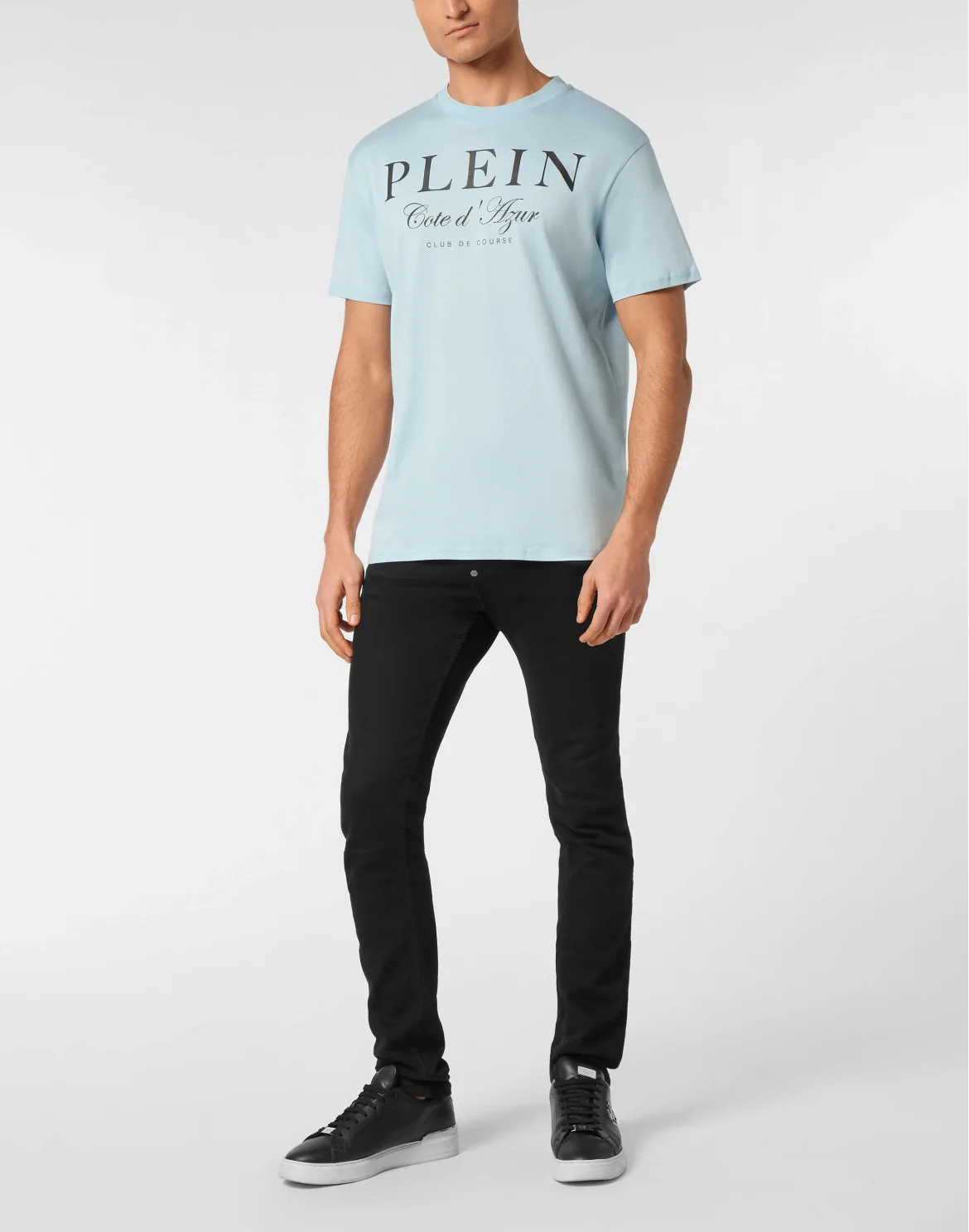 T-shirt Round Neck SS Club The Course, цвет: Голубой