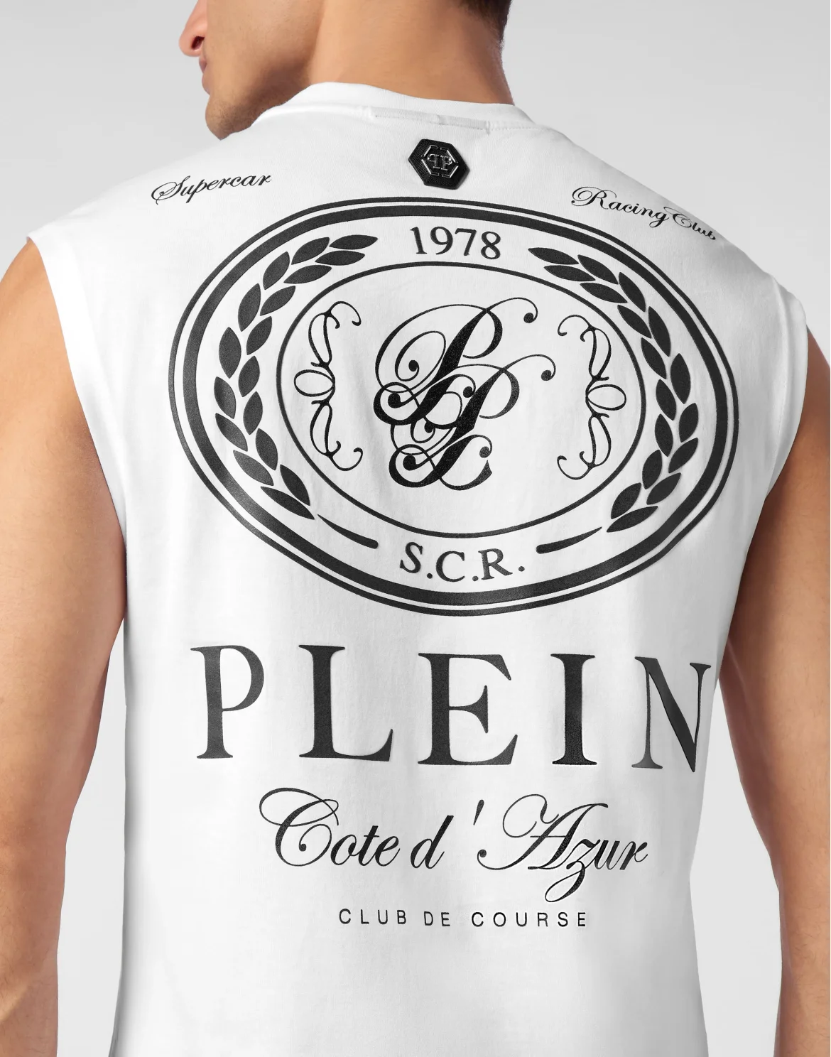 T-shirt Round Neck SS Club The Course, цвет: Белый