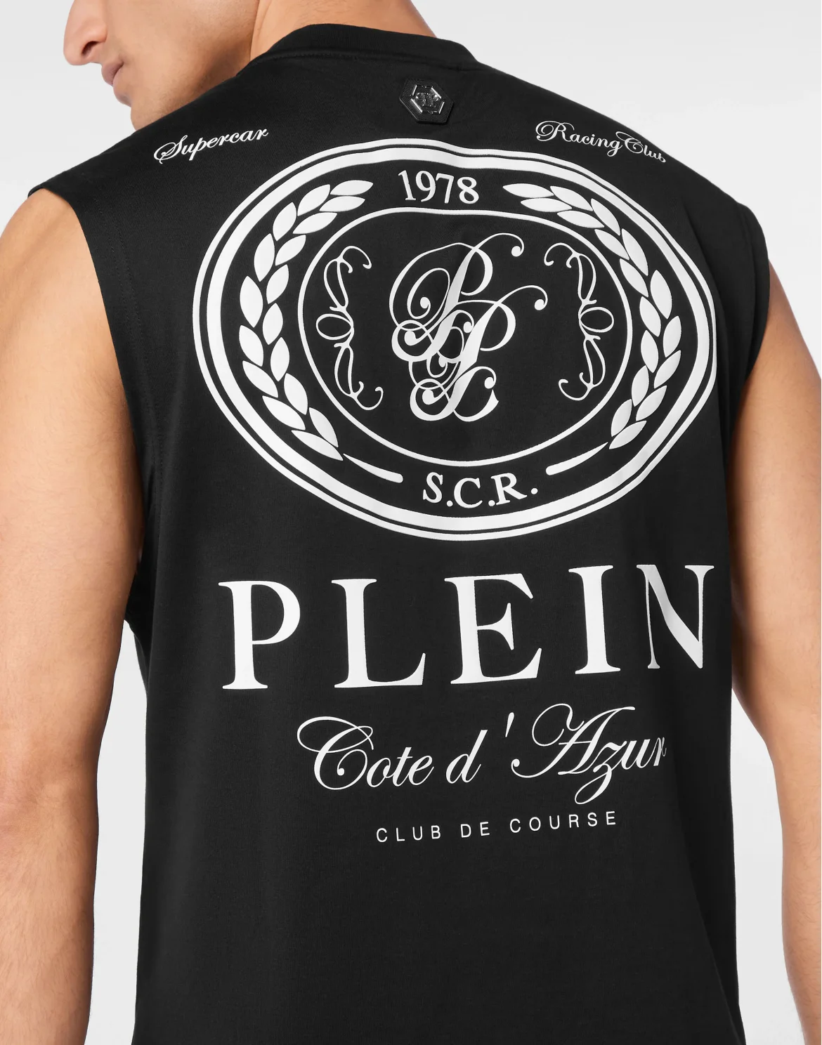 T-shirt Round Neck SS Club The Course, цвет: Черный