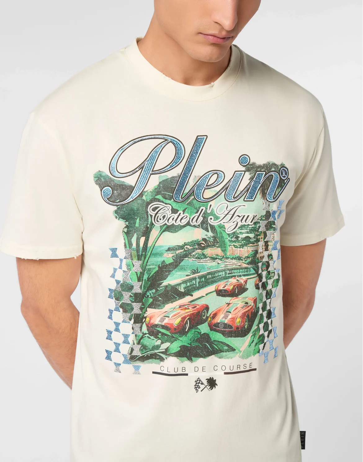 T-shirt Round Neck SS Cote D Azur, цвет: Бежевый