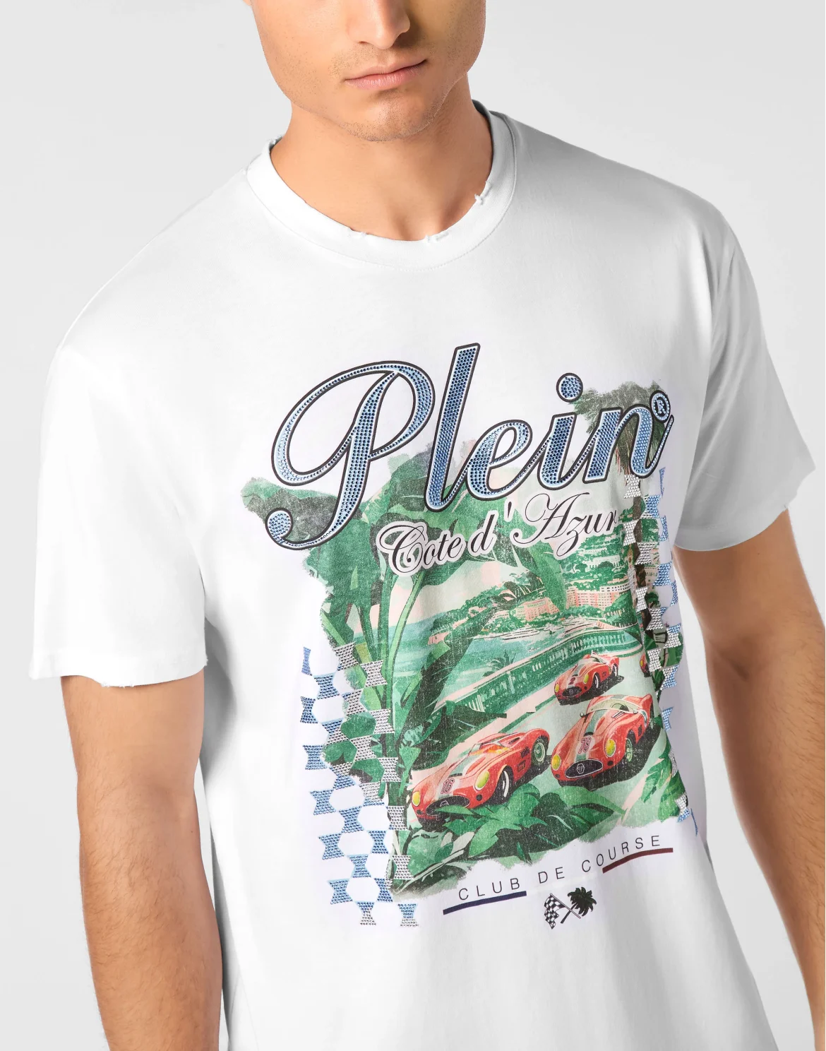 T-shirt Round Neck SS Cote D Azur, цвет: Белый
