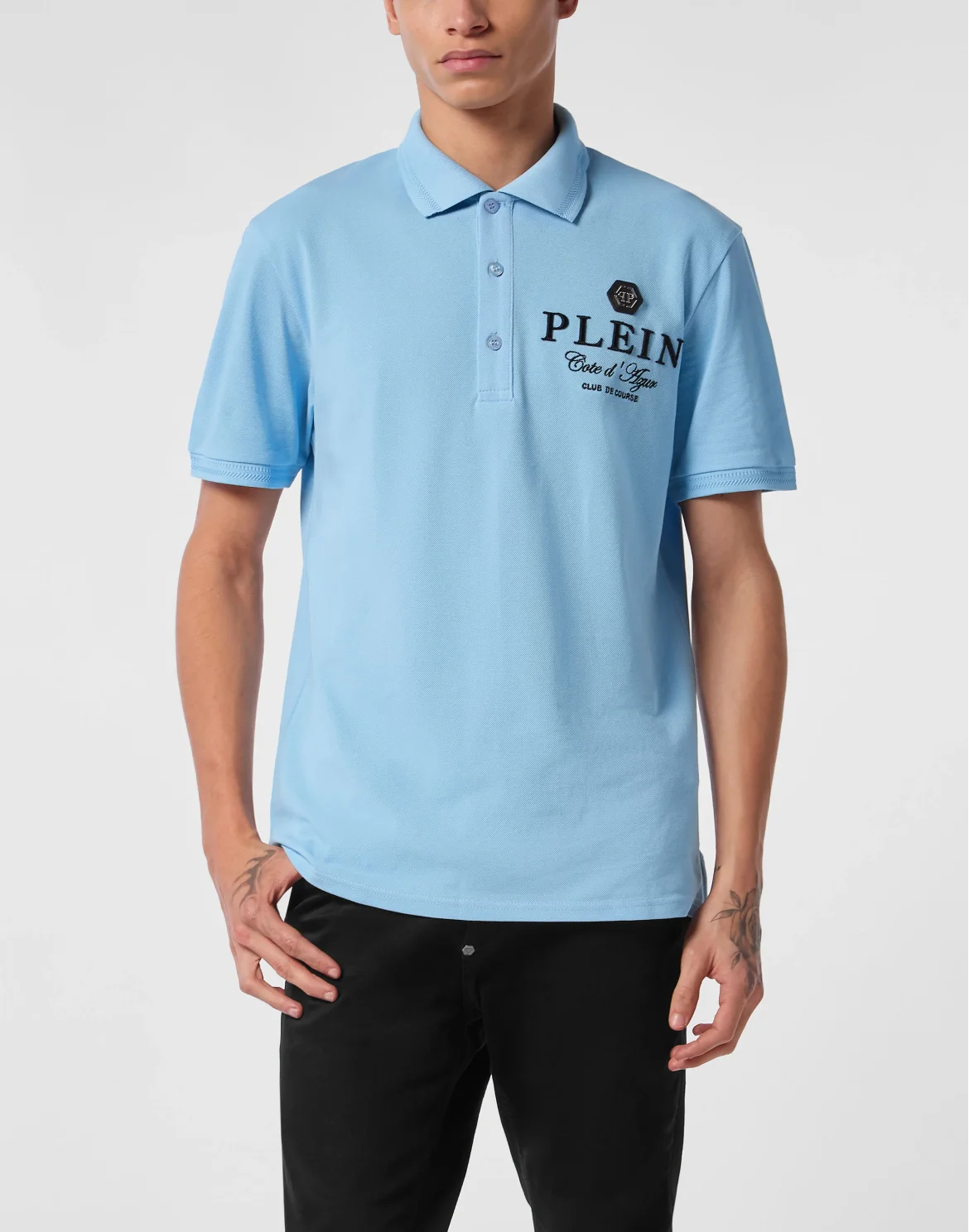 Polo shirt SS Club The Course, цвет: Голубой
