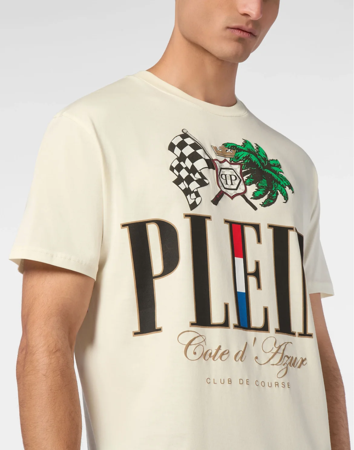 T-shirt Round Neck SS Cote D Azur Plam, цвет: Бежевый