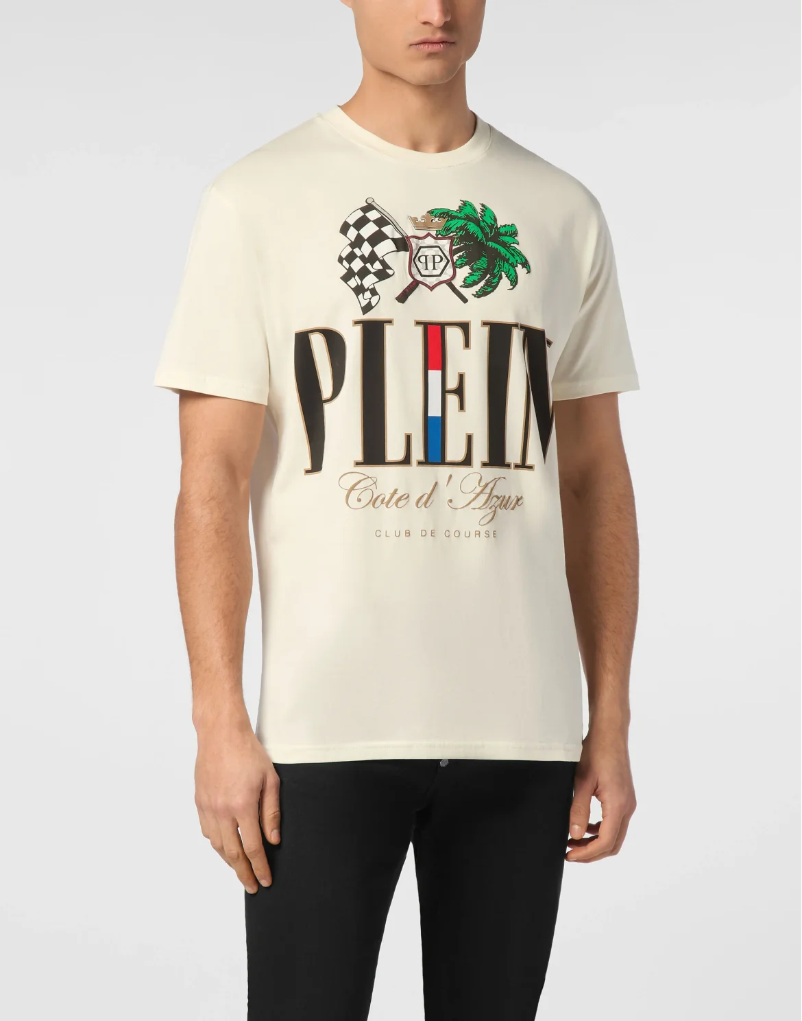 T-shirt Round Neck SS Cote D Azur Plam, цвет: Бежевый