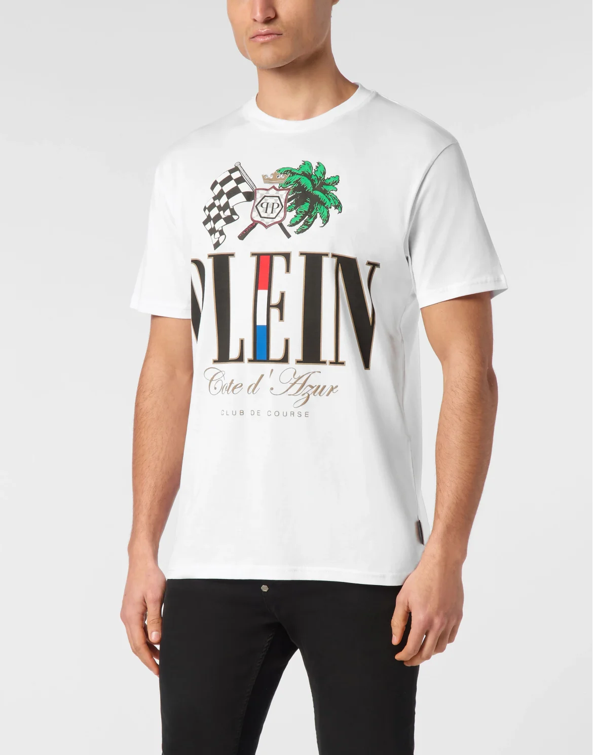 T-shirt Round Neck SS Cote D Azur Plam, цвет: Белый