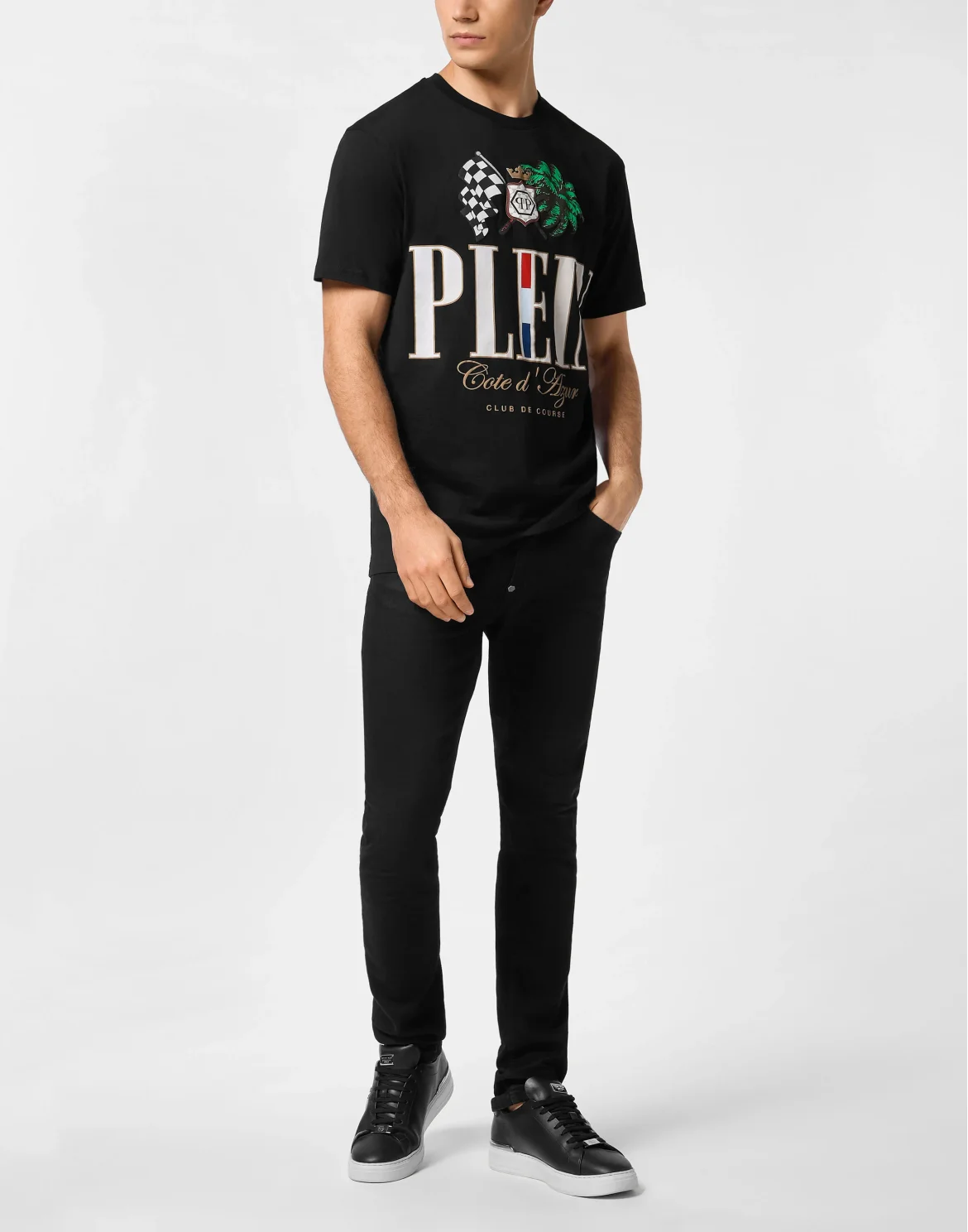 T-shirt Round Neck SS Cote D Azur Plam, цвет: Черный