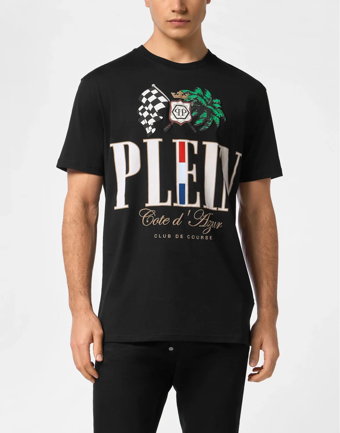 T-shirt Round Neck SS Cote D Azur Plam, цвет: Черный
