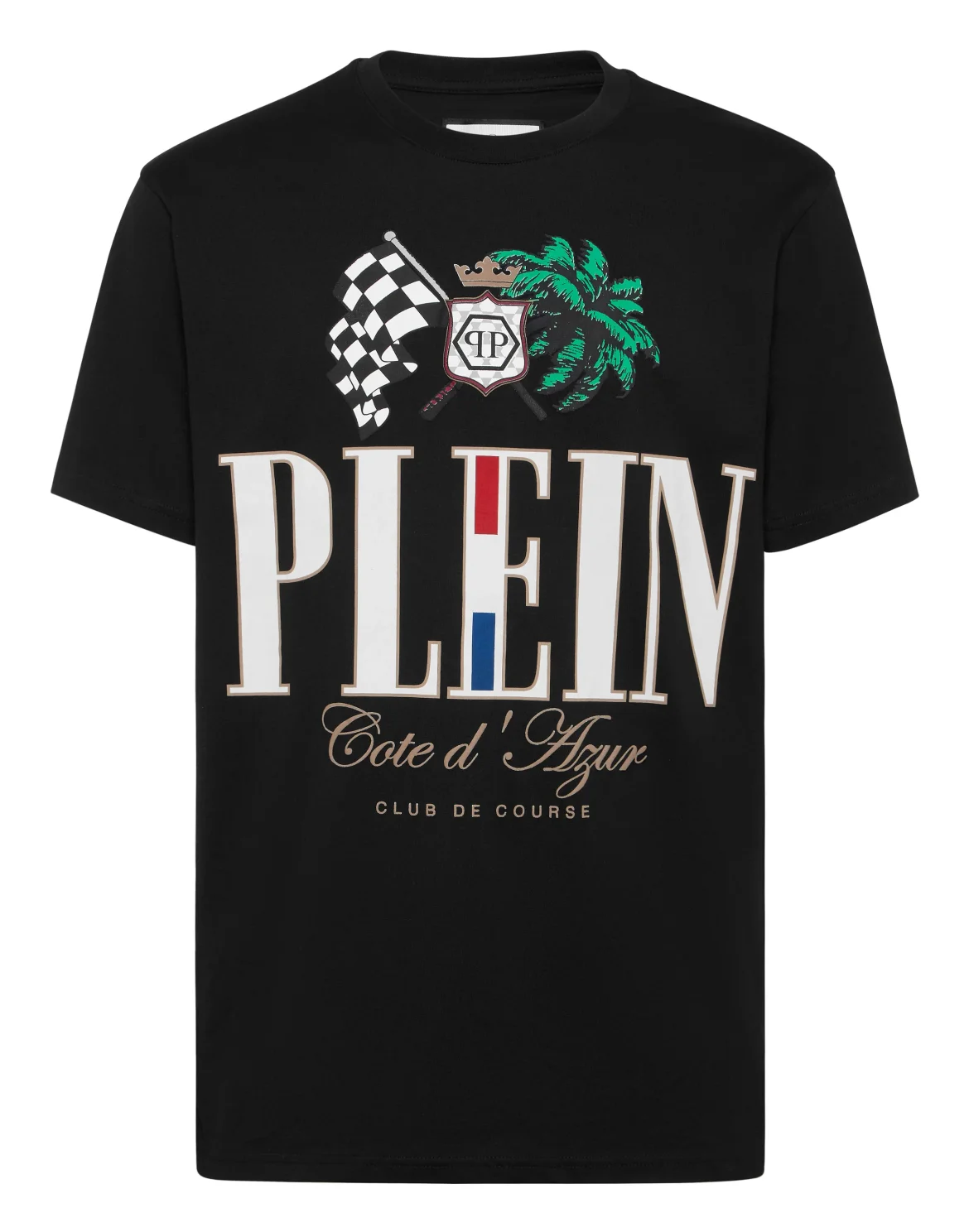 T-shirt Round Neck SS Cote D Azur Plam, цвет: Черный