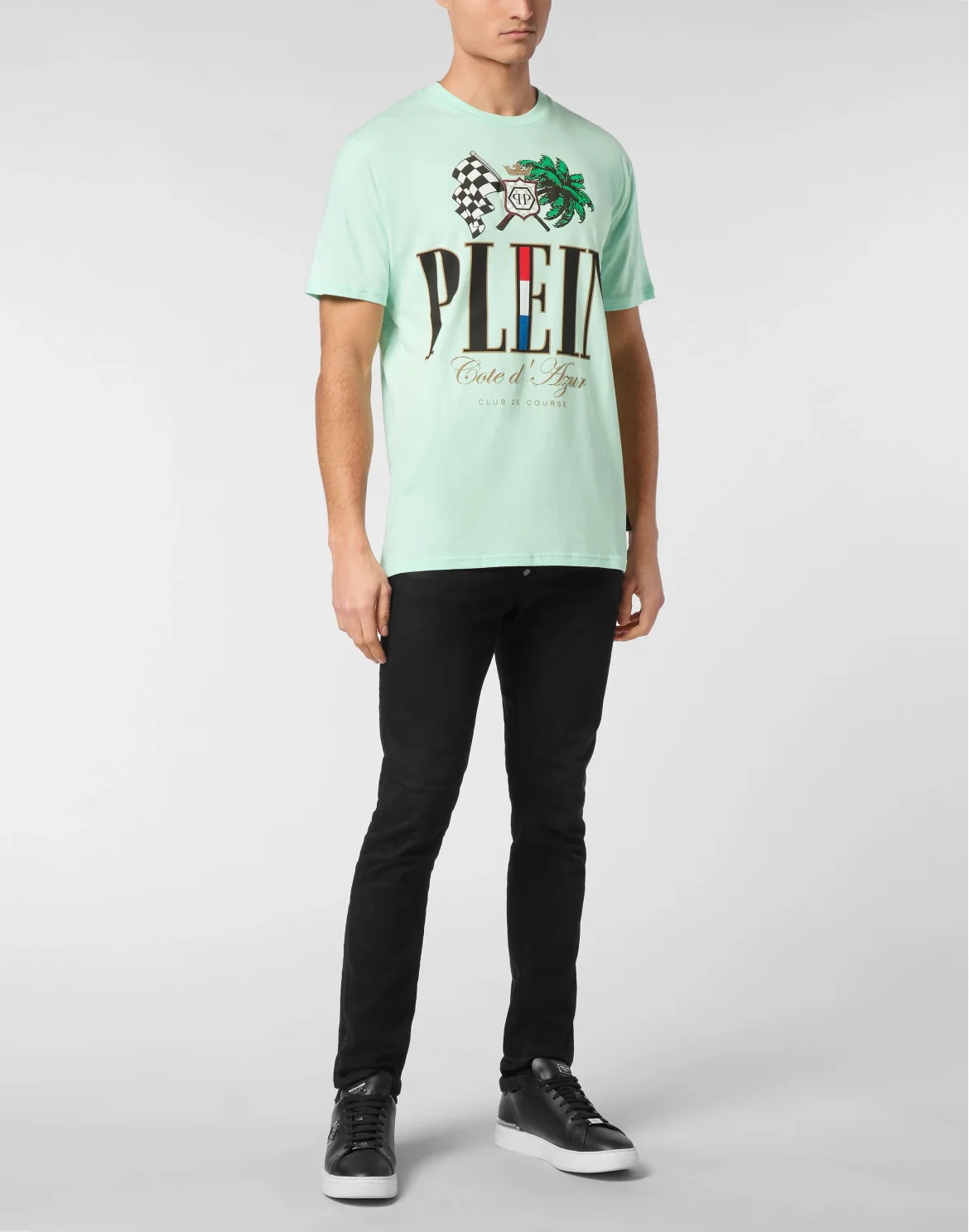 T-shirt Round Neck SS Cote D Azur Plam, цвет: Зеленый