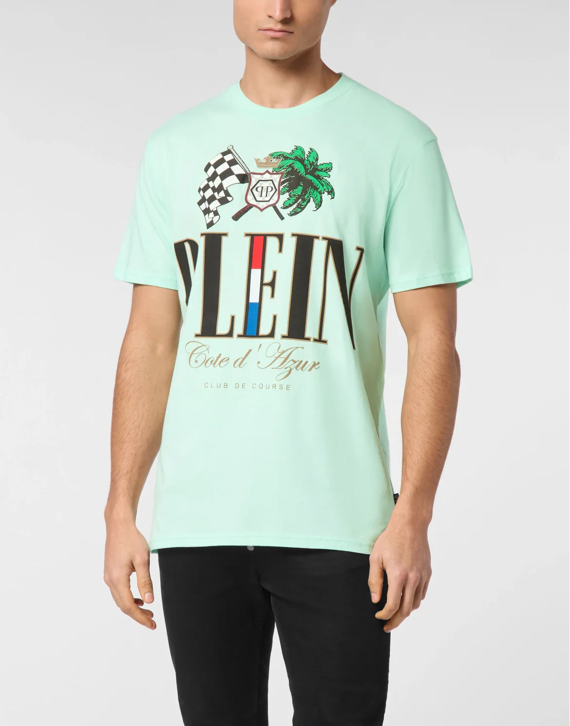 T-shirt Round Neck SS Cote D Azur Plam, цвет: Зеленый