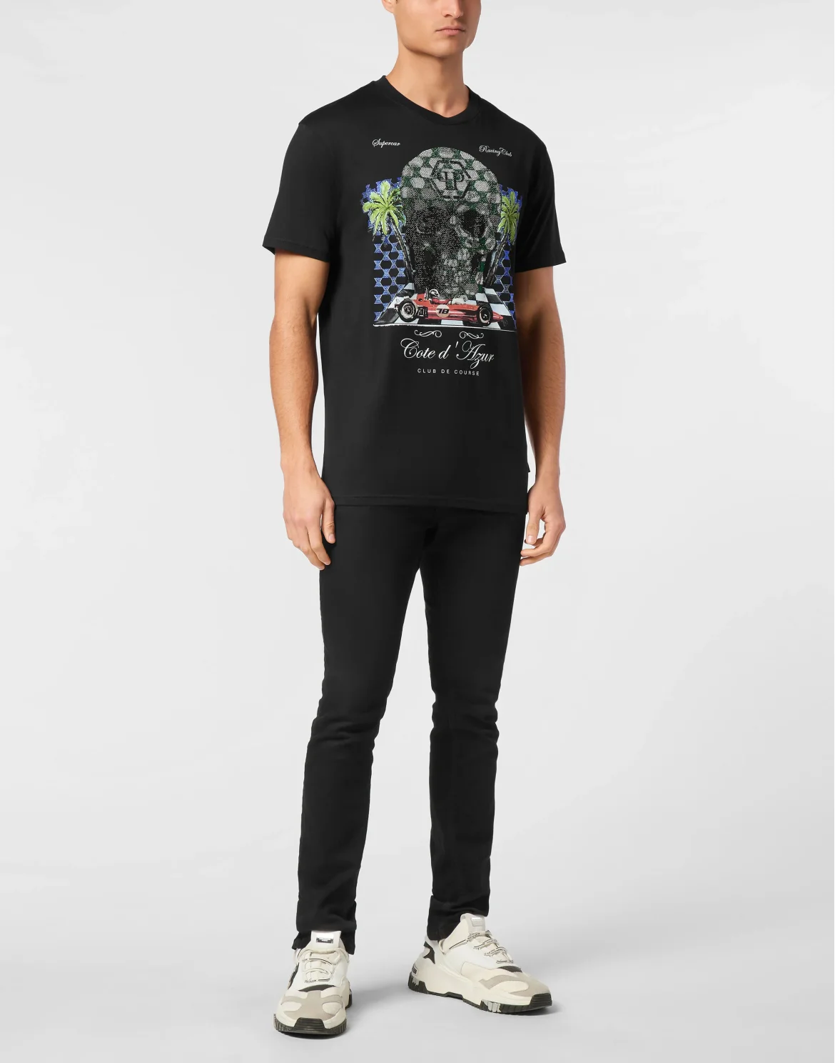 T-shirt Round Neck SS Cote D Azur Stones, цвет: Черный