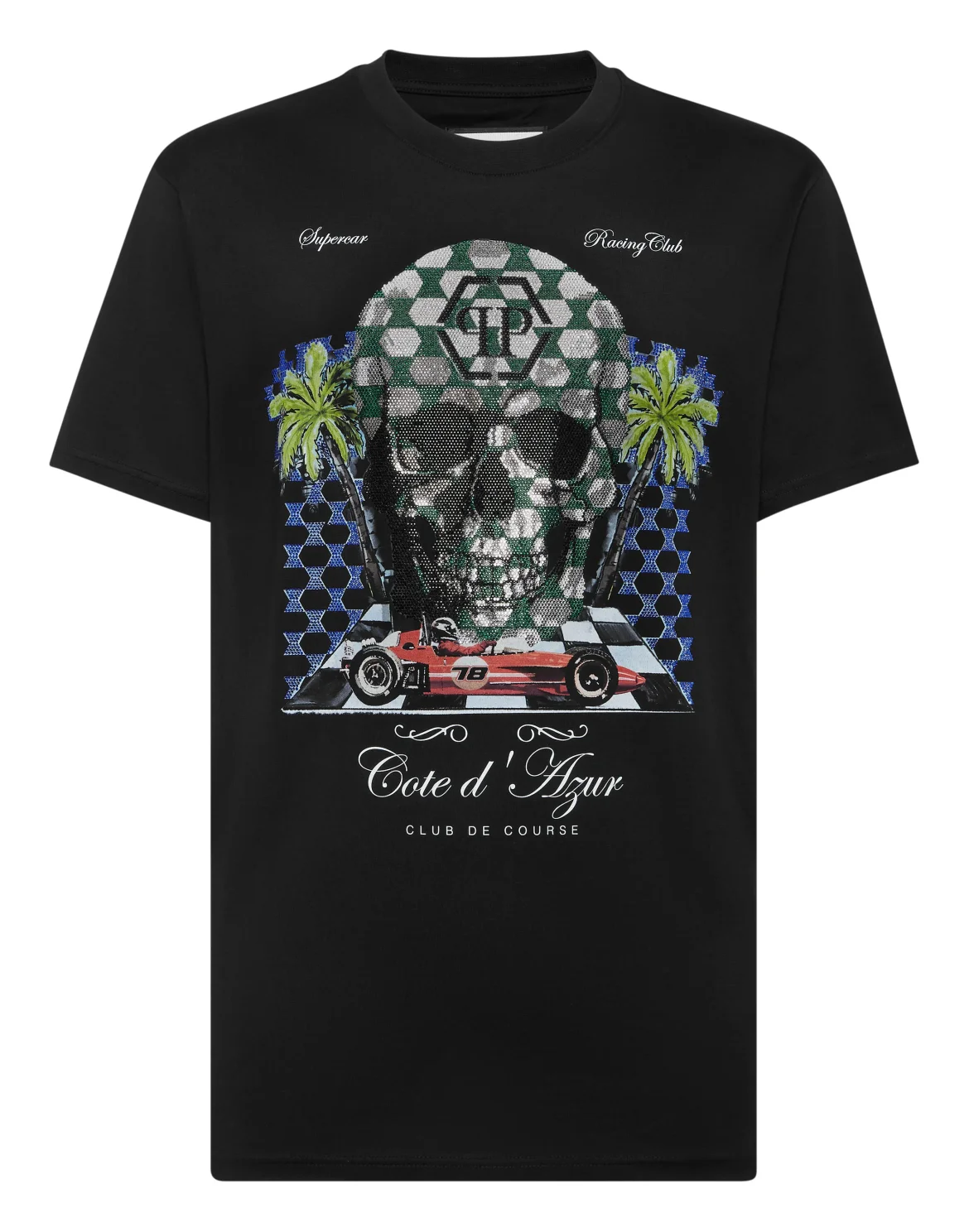 T-shirt Round Neck SS Cote D Azur Stones, цвет: Черный
