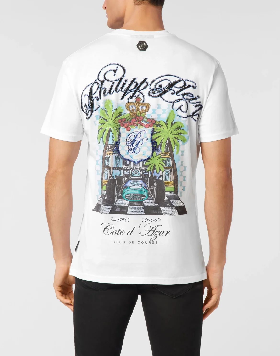 T-shirt Round Neck Club The course Stones, цвет: Белый
