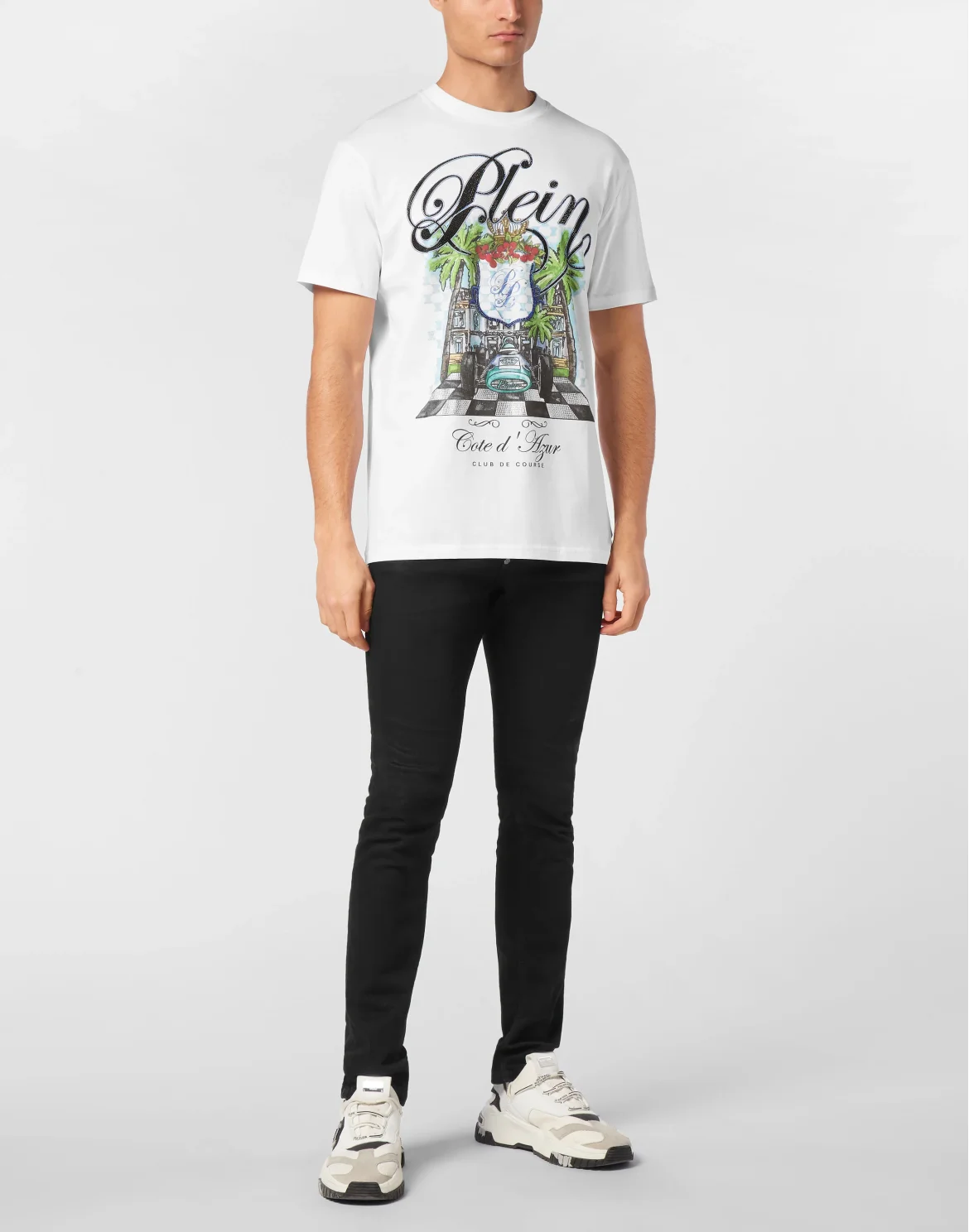 T-shirt Round Neck SS Cote D Azur Stones, цвет: Белый