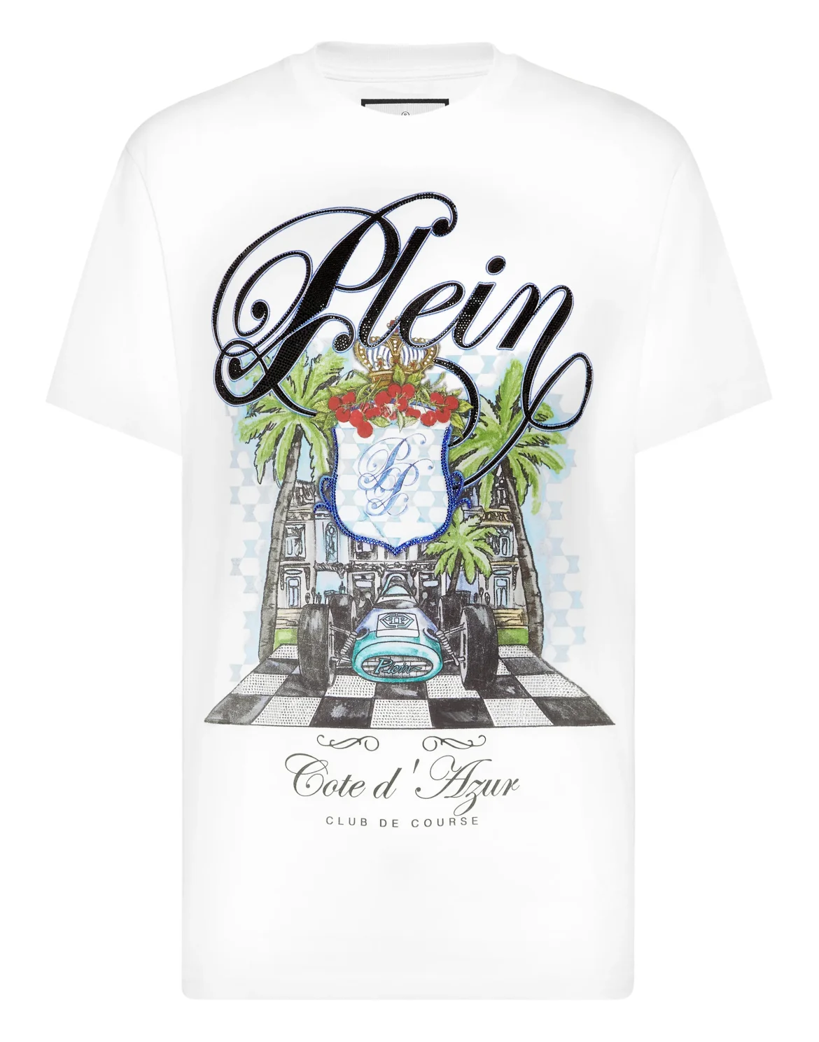 T-shirt Round Neck SS Cote D Azur Stones, цвет: Белый