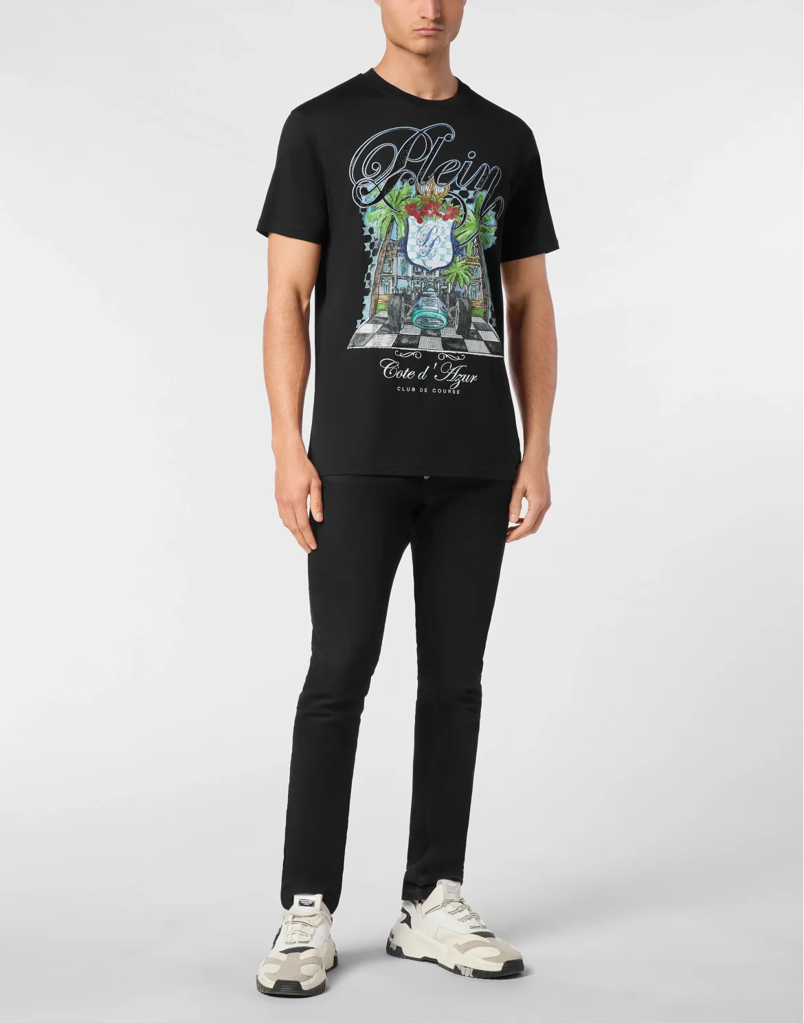 T-shirt Round Neck SS Cote D Azur Stones, цвет: Черный