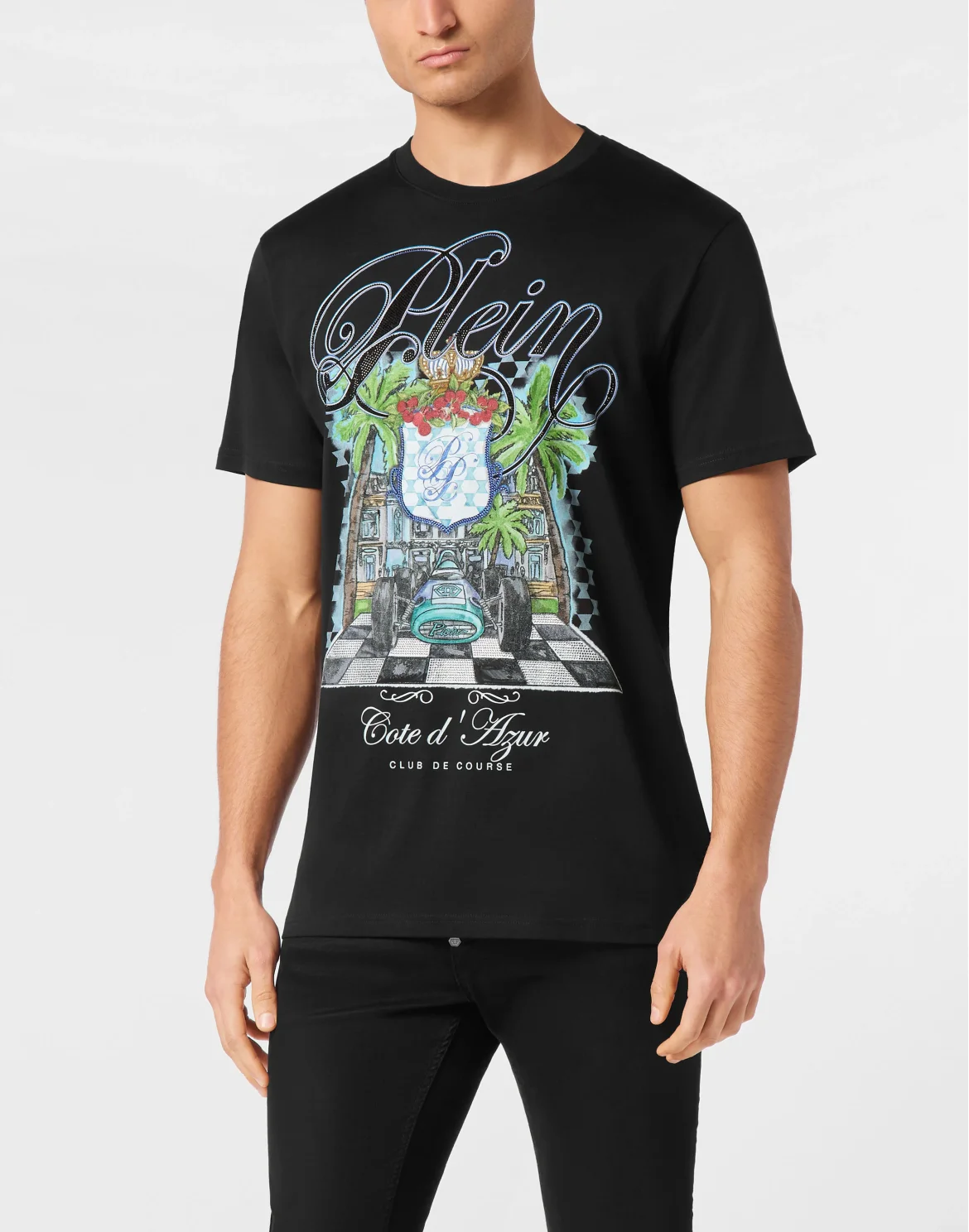 T-shirt Round Neck SS Cote D Azur Stones, цвет: Черный