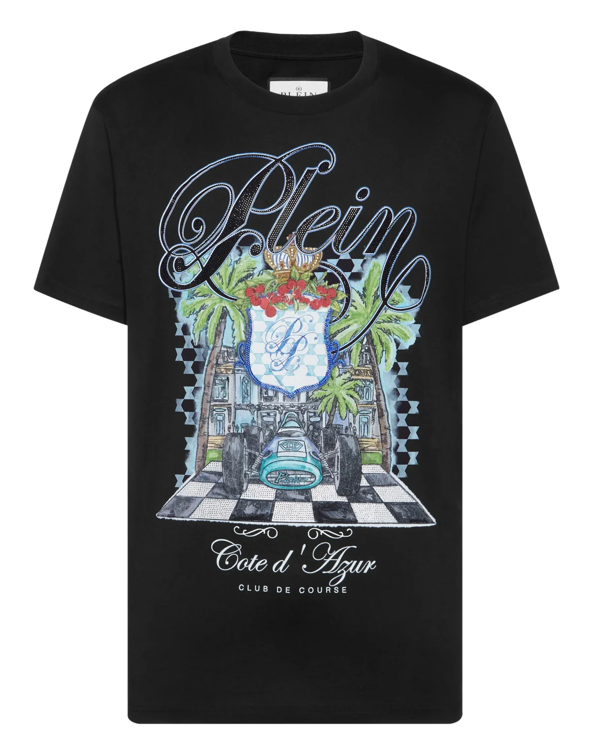 T-shirt Round Neck SS Cote D Azur Stones, цвет: Черный