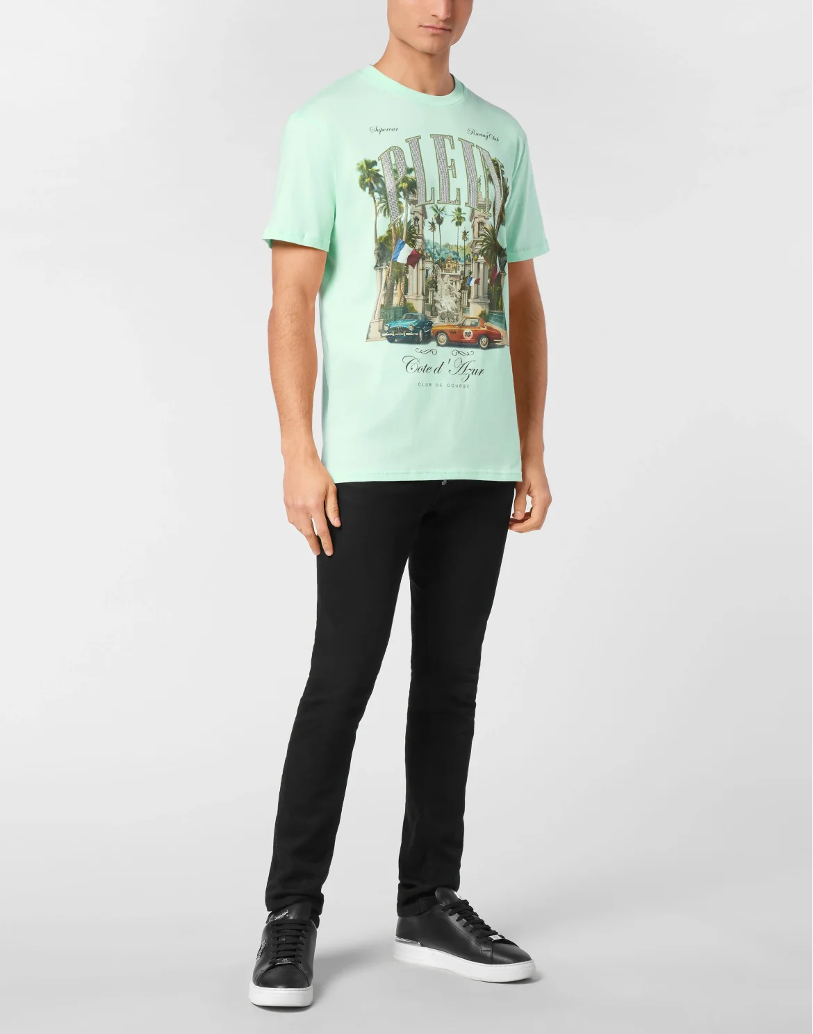T-shirt Round Neck SS Club The Course Stones, цвет: Зеленый