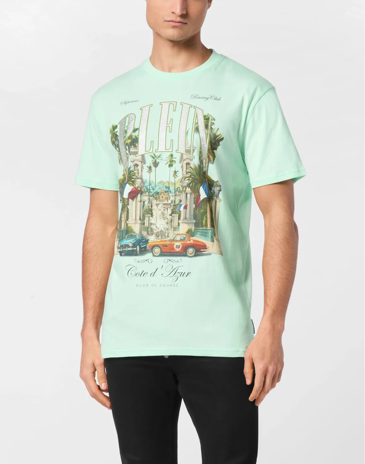 T-shirt Round Neck SS Club The Course Stones, цвет: Зеленый