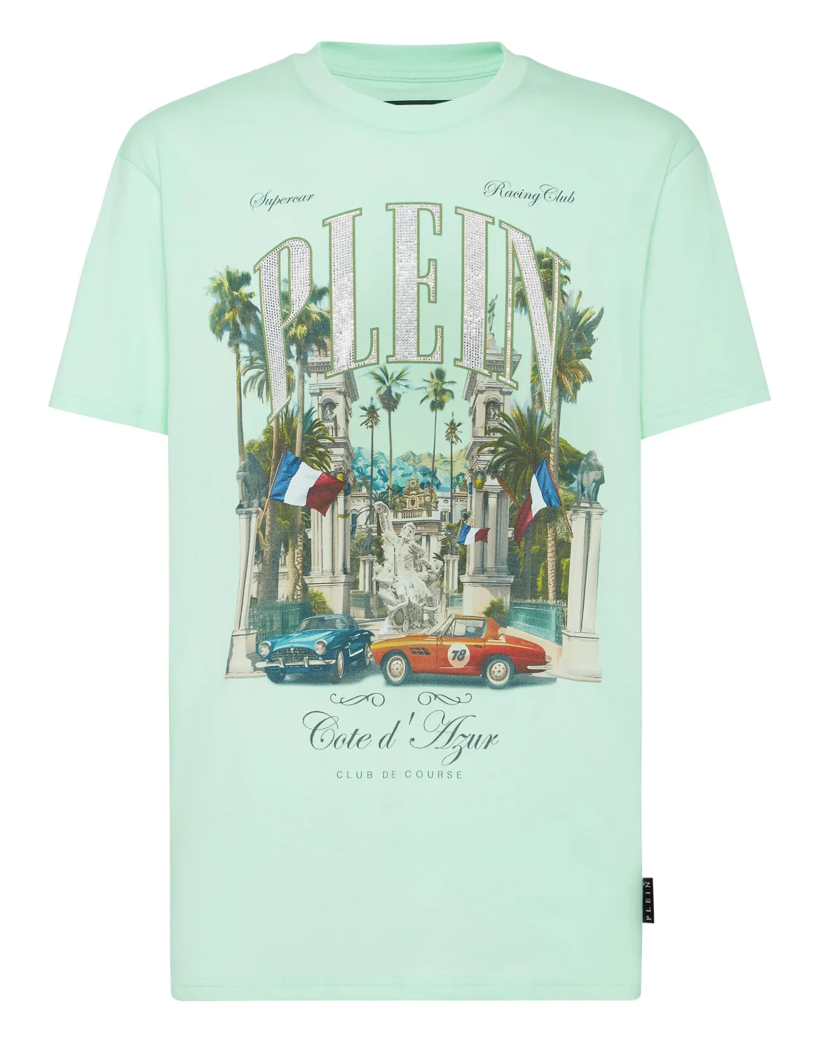 T-shirt Round Neck SS Club The Course Stones, цвет: Зеленый