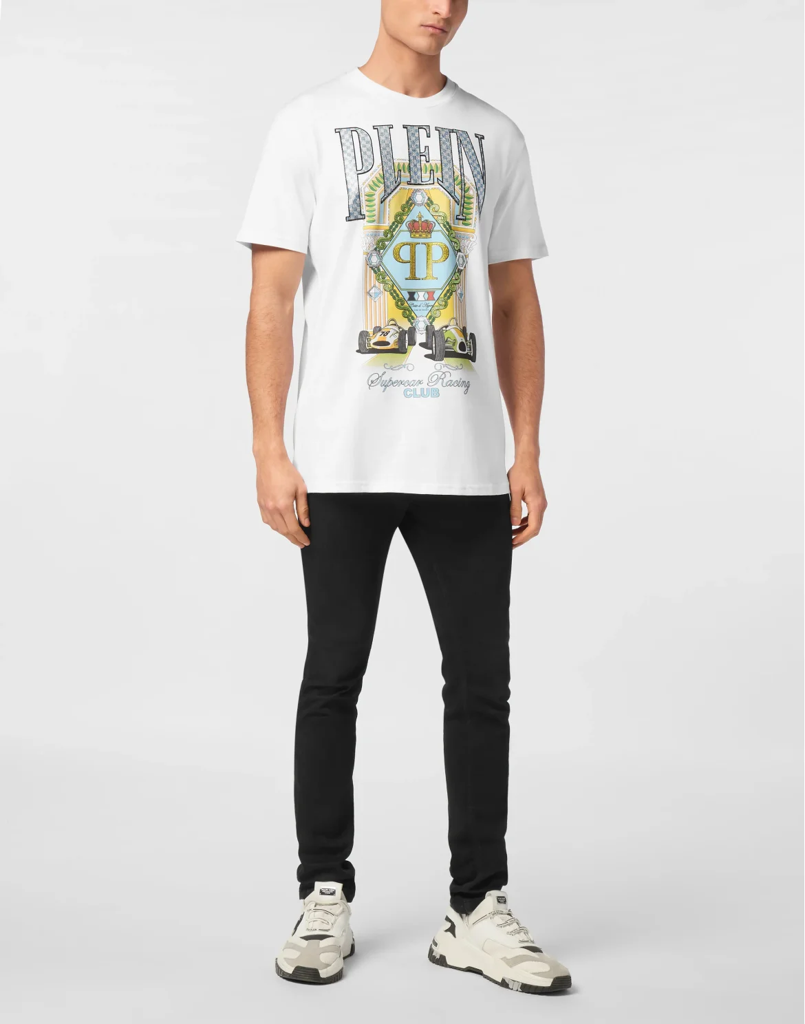 T-shirt Round Neck SS Supercar Racing, цвет: Белый