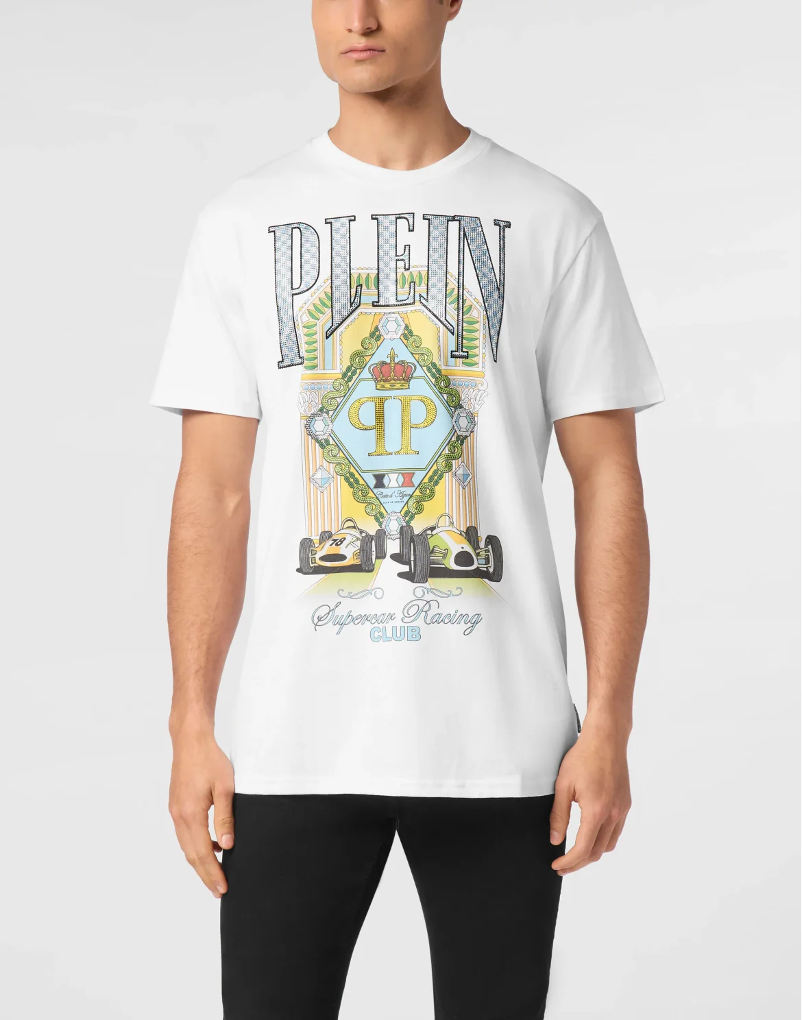 T-shirt Round Neck SS Supercar Racing, цвет: Белый