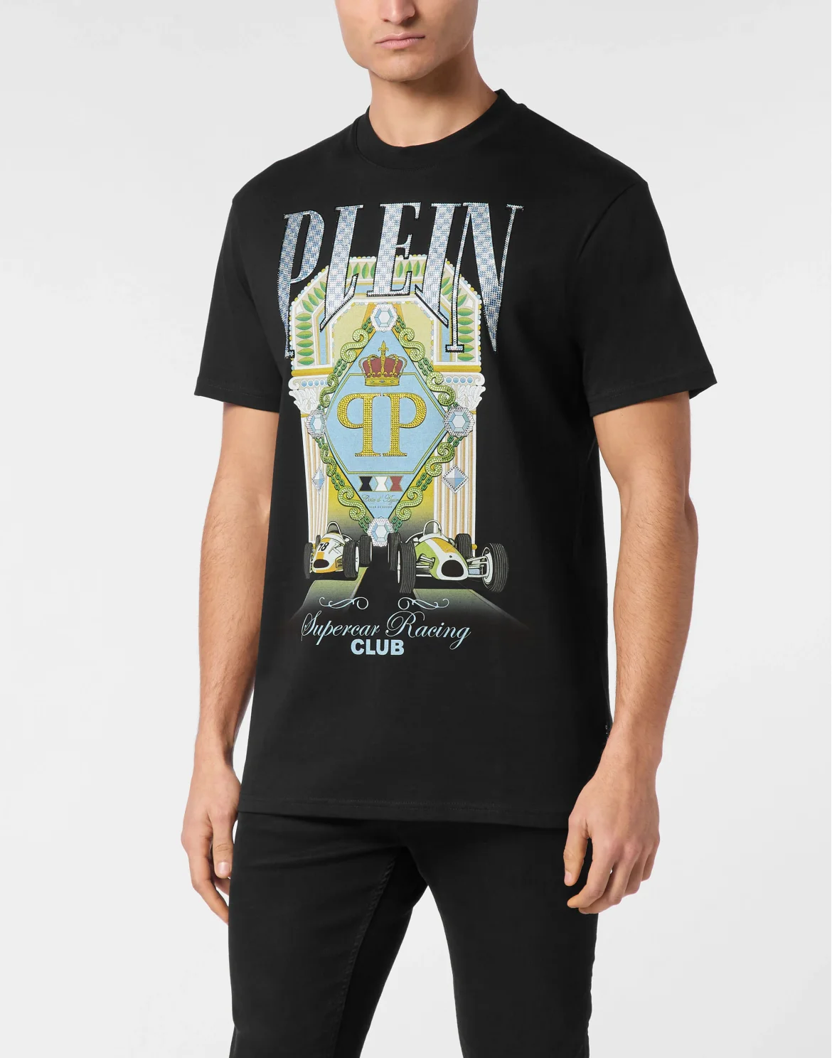 T-shirt Round Neck SS Supercar Racing, цвет: Черный