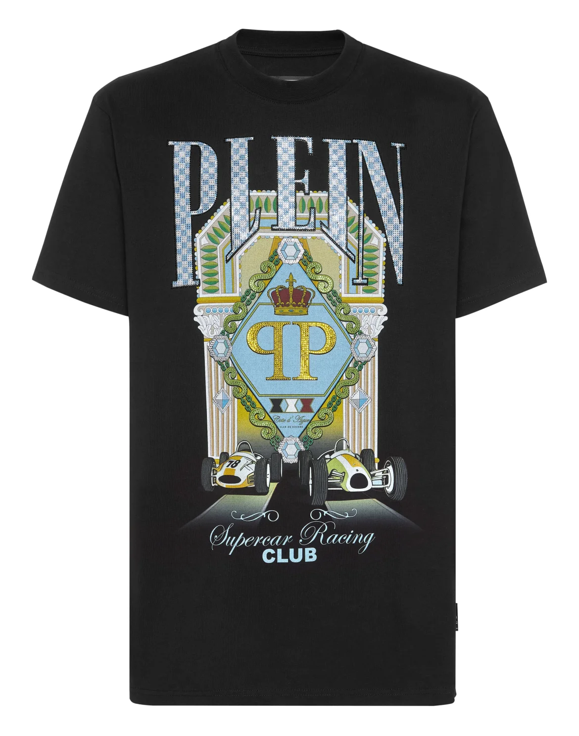 T-shirt Round Neck SS Supercar Racing, цвет: Черный