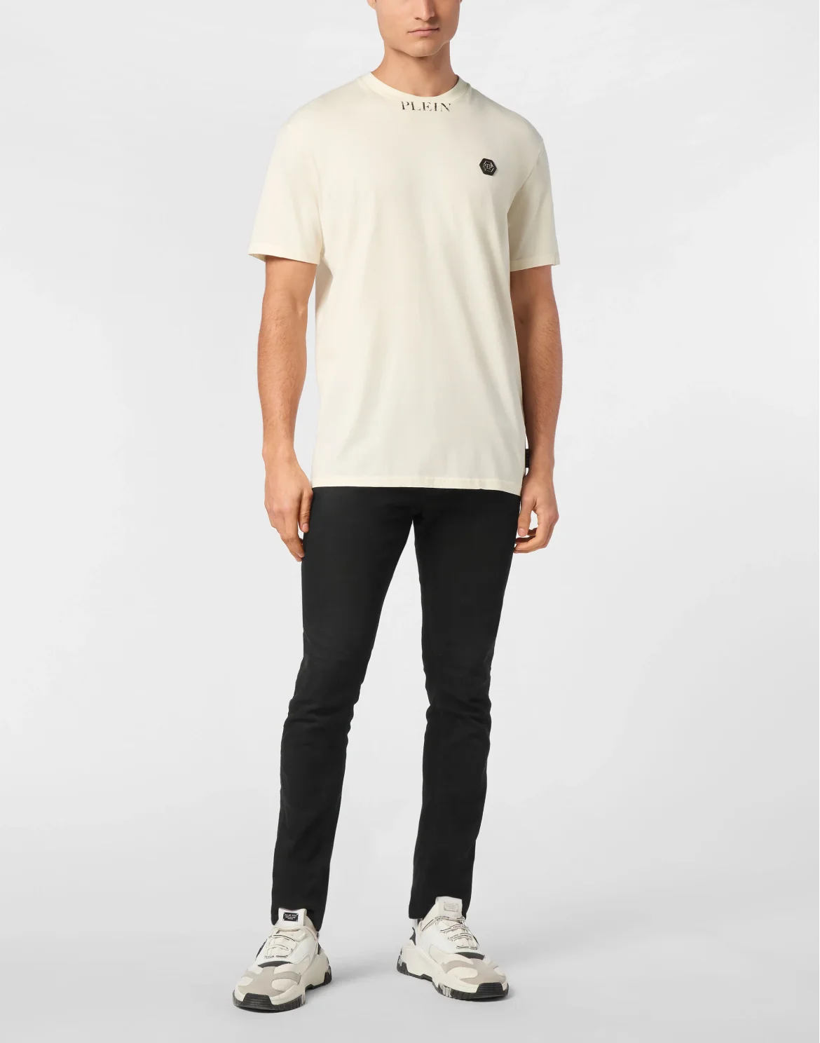 T-shirt Round Neck SS Basic Old Dye, цвет: Бежевый