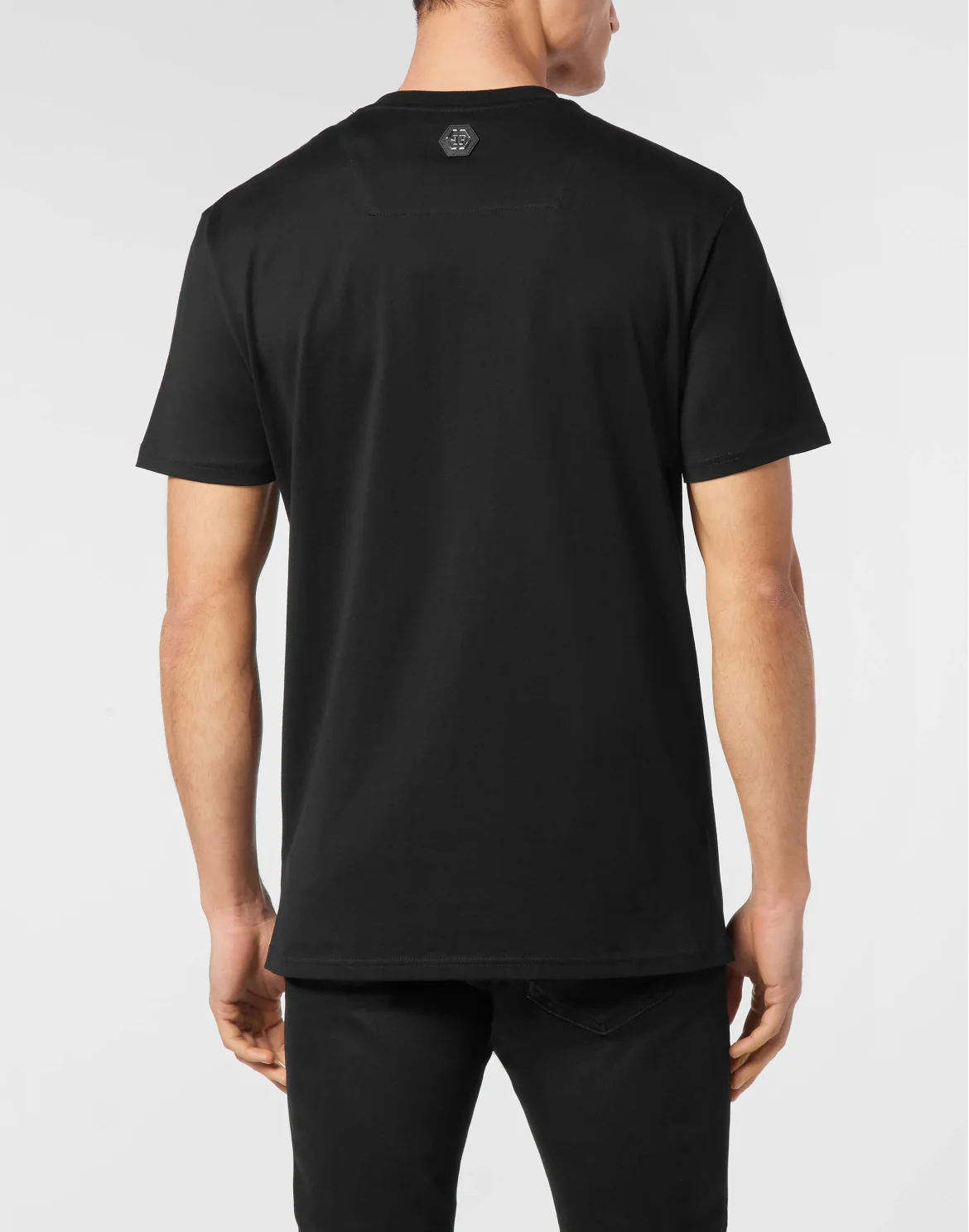 T-shirt Round Neck SS Skull Coursive, цвет: Черный