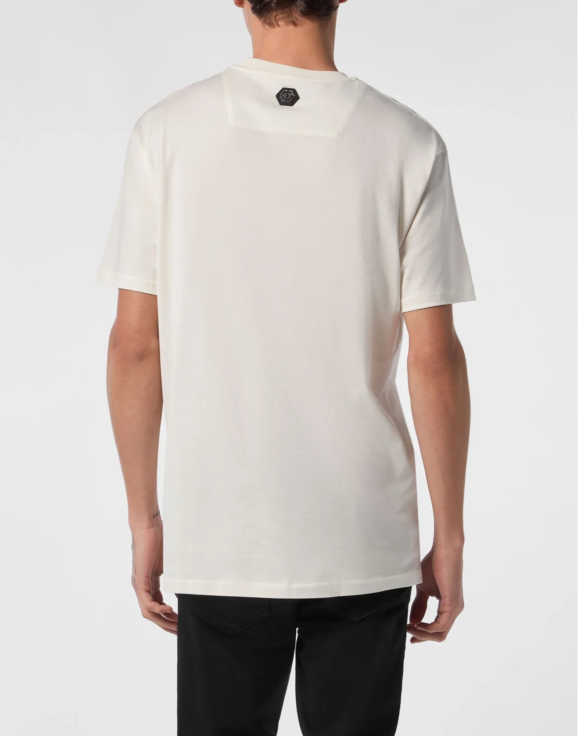 T-shirt Round Neck SS Coursive, цвет: Бежевый