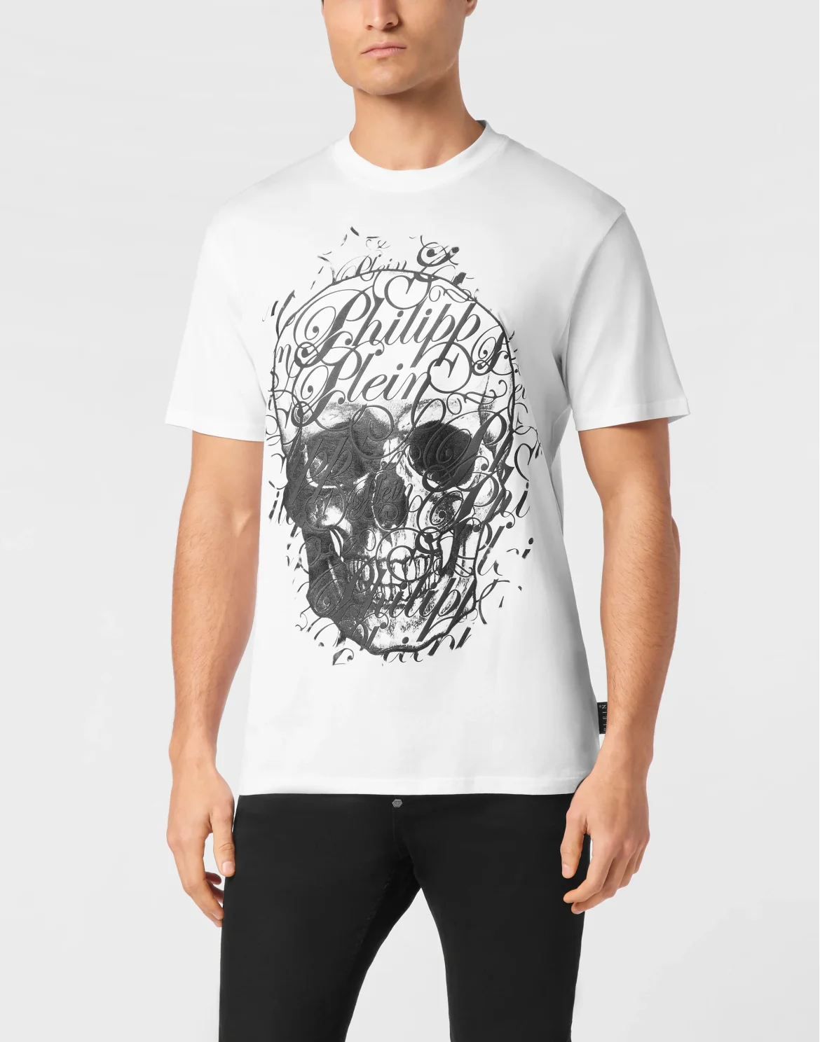 T-shirt Round Neck SS Coursive, цвет: Белый