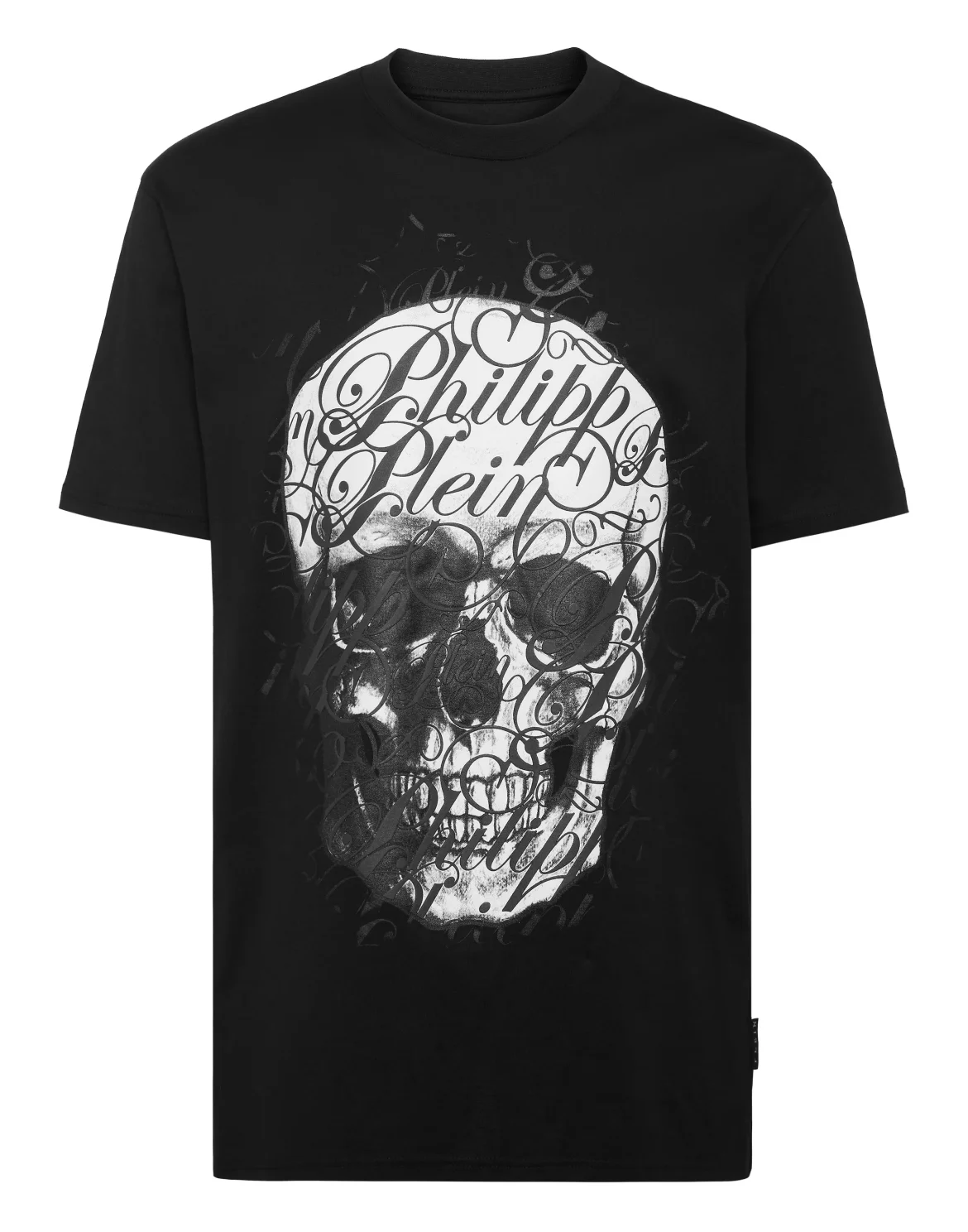 T-shirt Round Neck SS Coursive, цвет: Черный