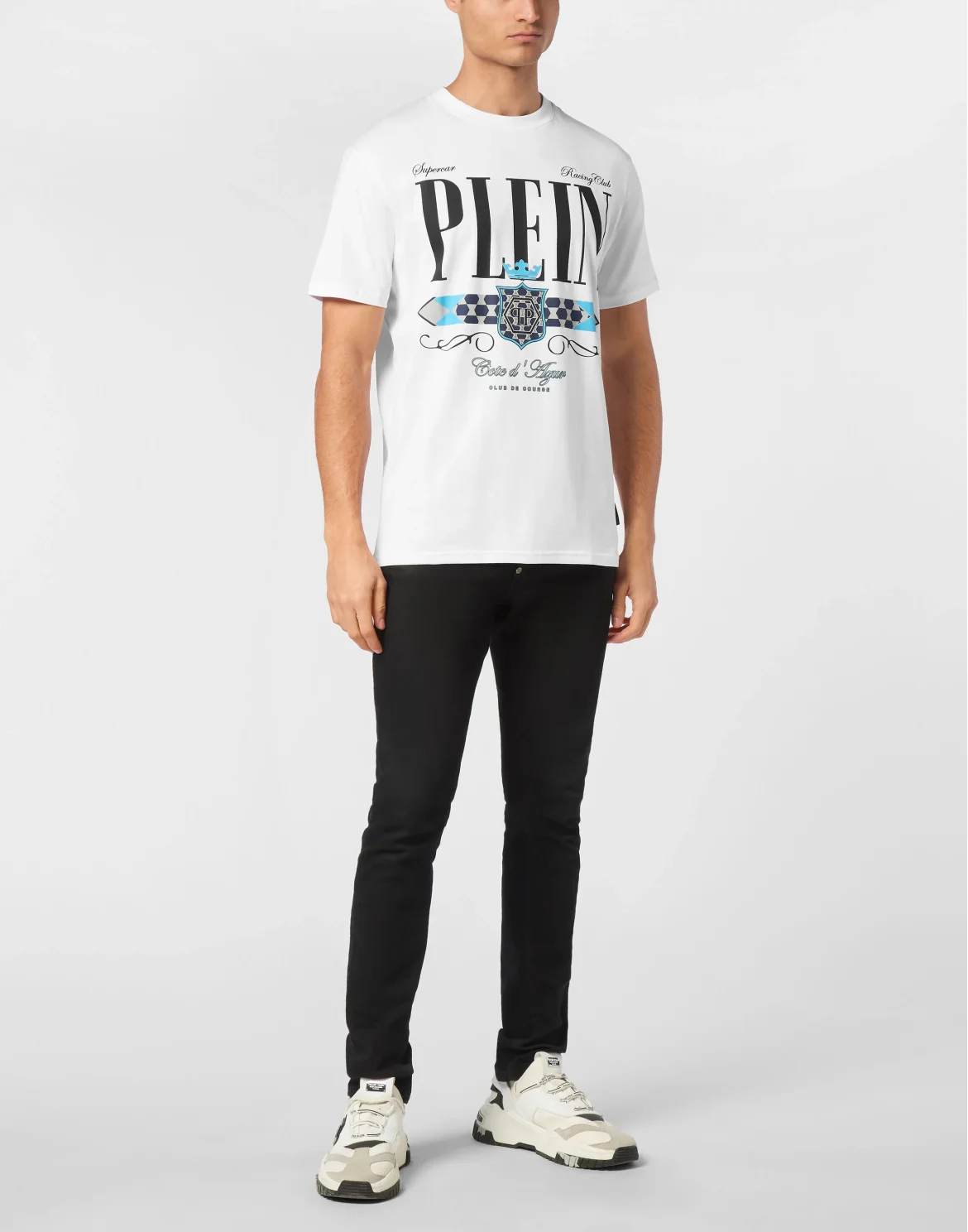 T-shirt Round Neck SS Plein Stemma, цвет: Белый