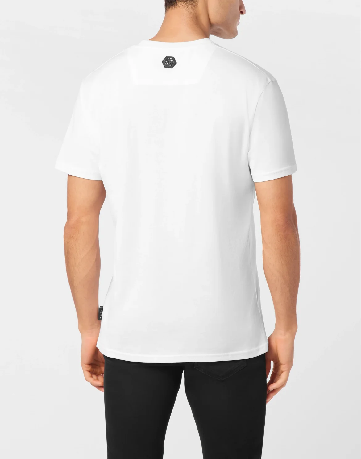 T-shirt Round Neck SS Plein Stemma, цвет: Белый