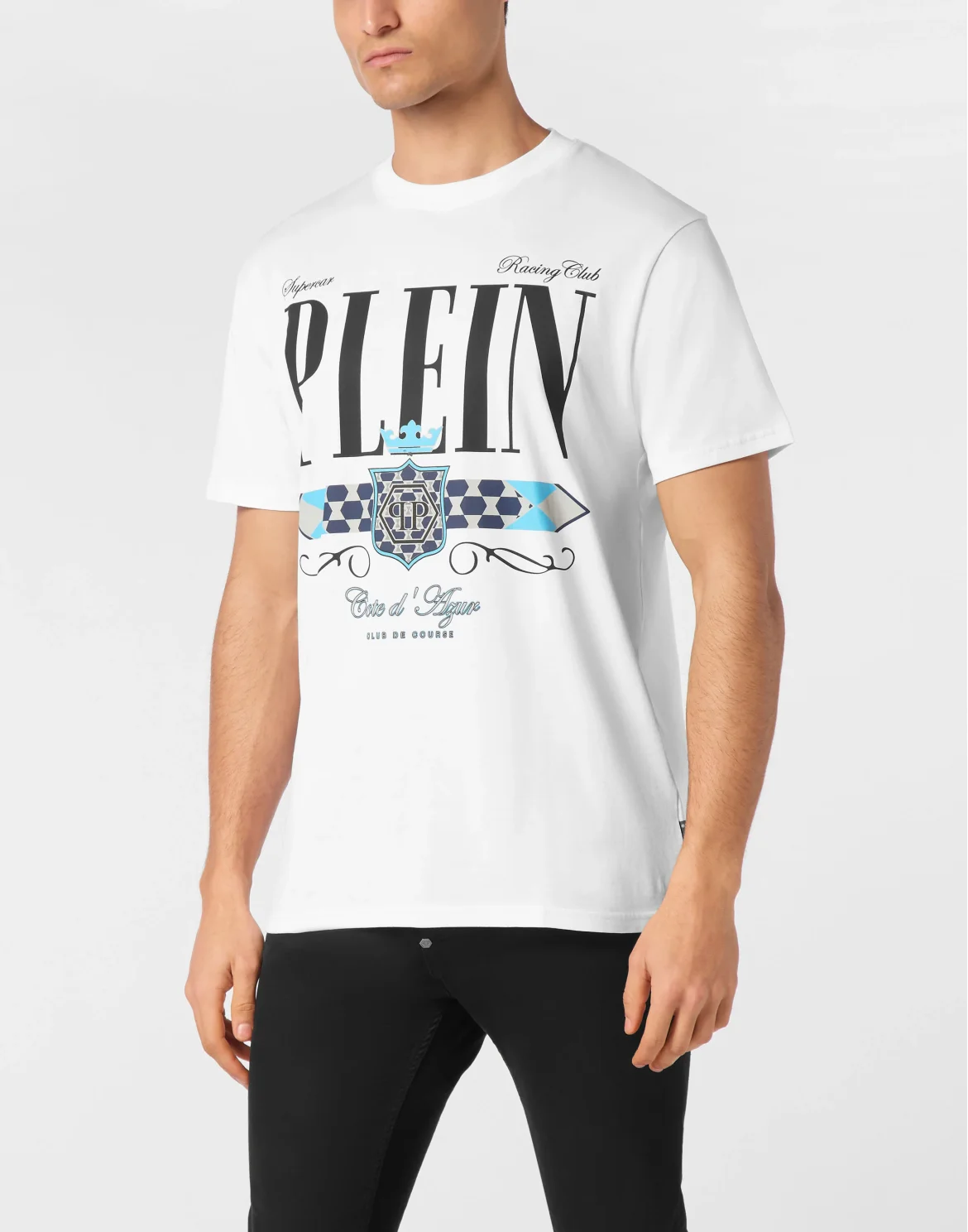 T-shirt Round Neck SS Plein Stemma, цвет: Белый
