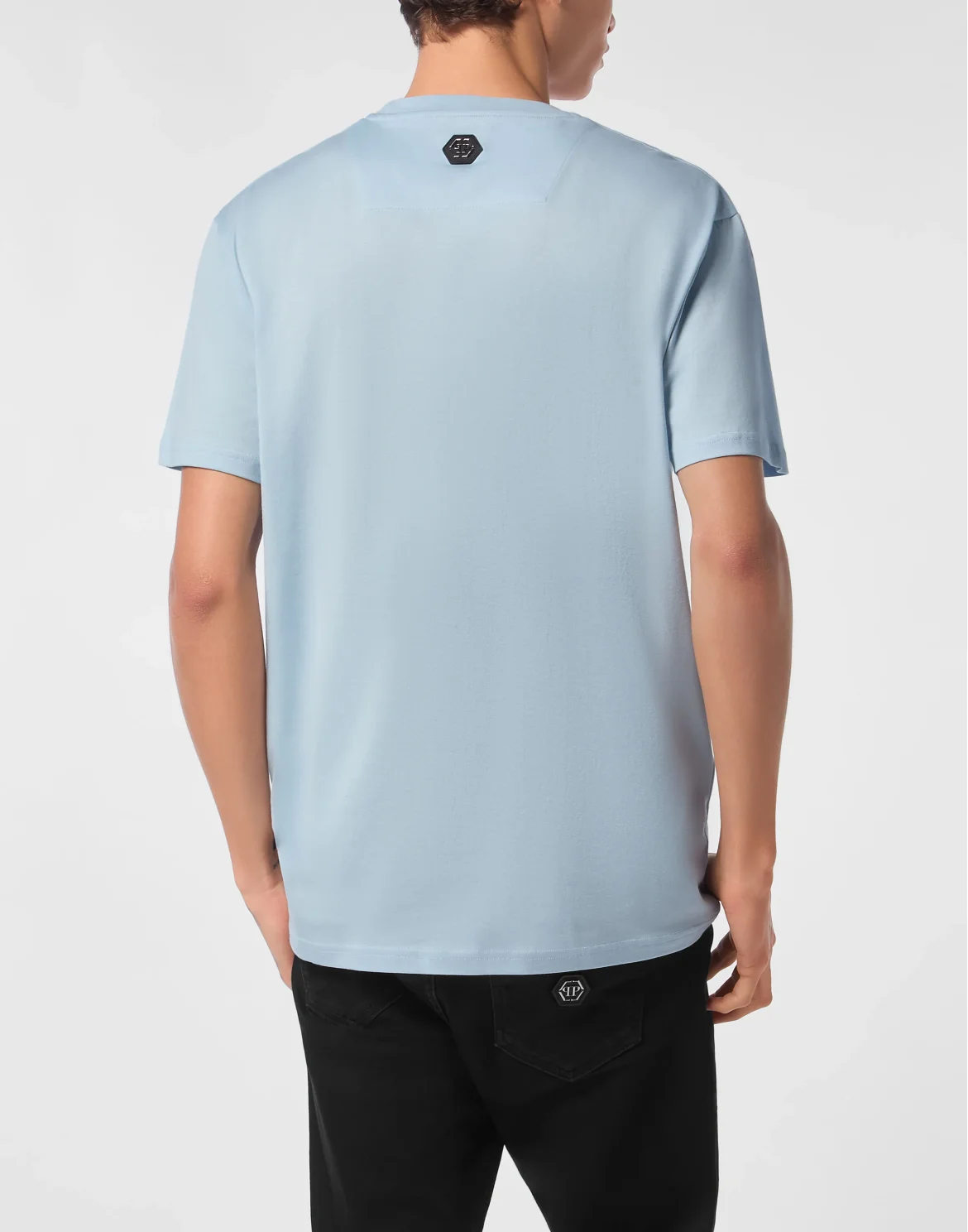 T-shirt Round Neck SS Plein Stemma, цвет: Голубой