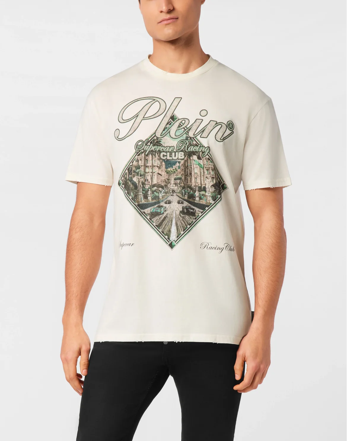 T-shirt Round Neck SS Rombo Monaco, цвет: Бежевый