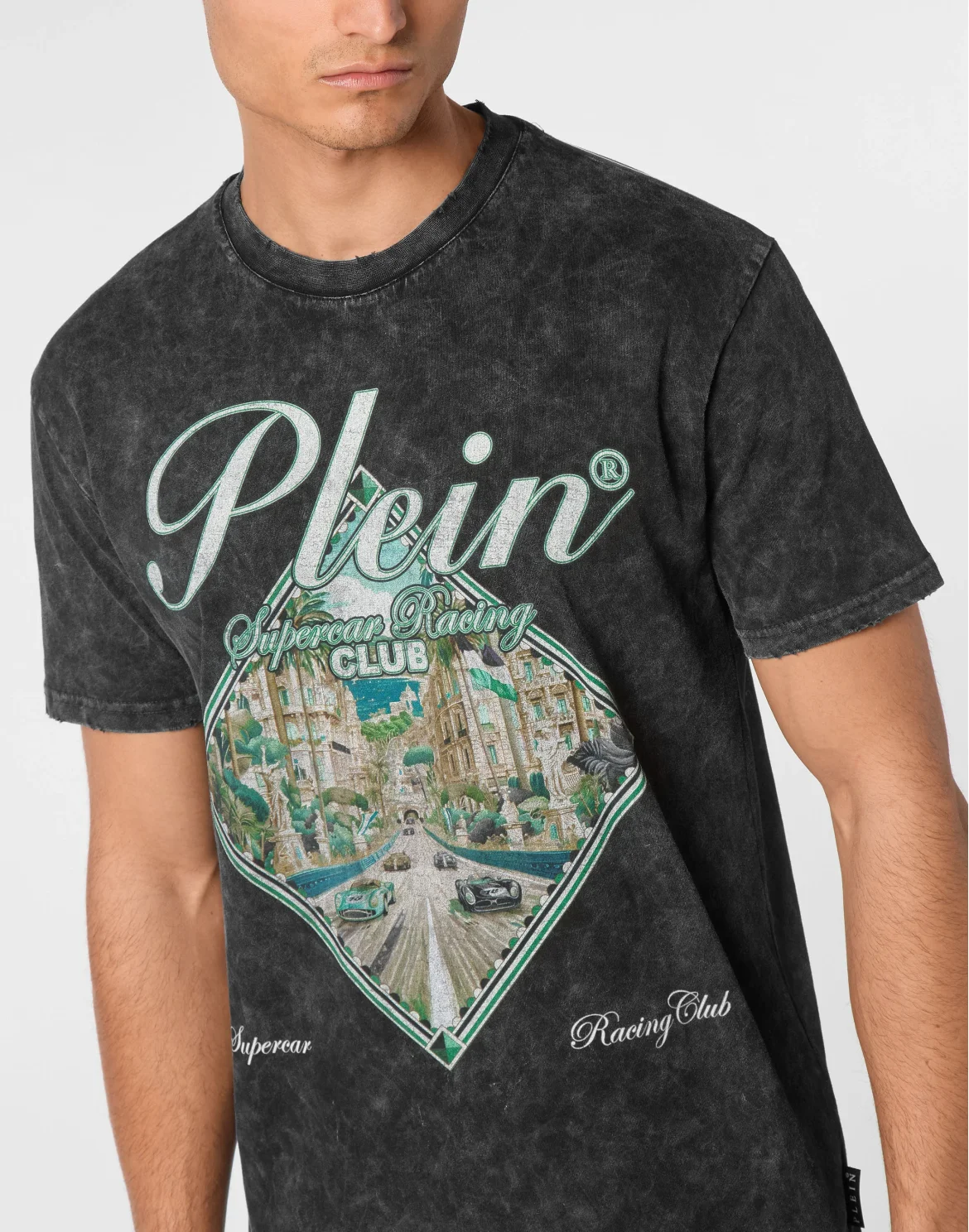 T-shirt Round Neck SS Rombo Monaco, цвет: Черный