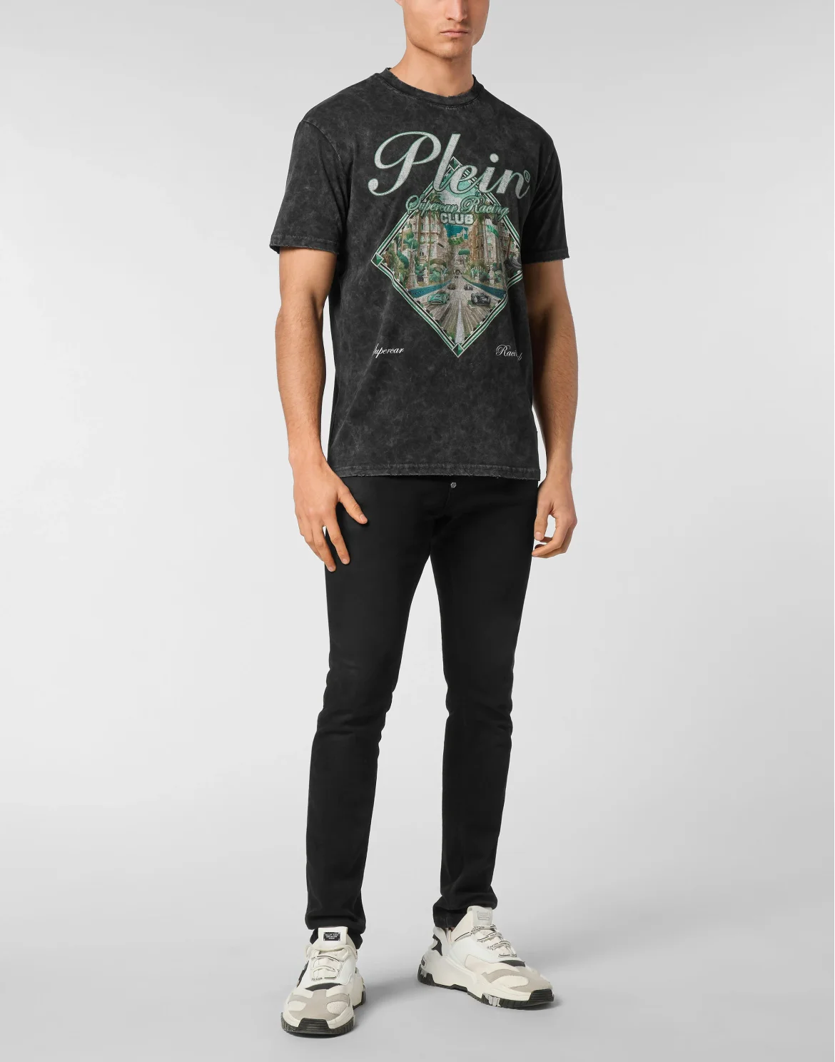 T-shirt Round Neck SS Rombo Monaco, цвет: Черный