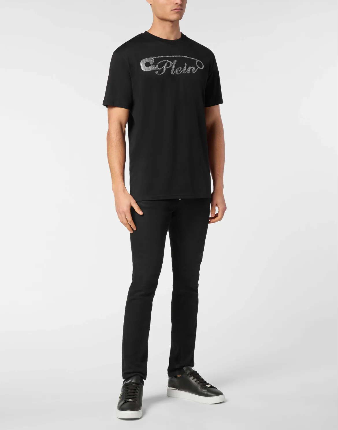 T-shirt Round Neck SS Safety Pin, цвет: Черный