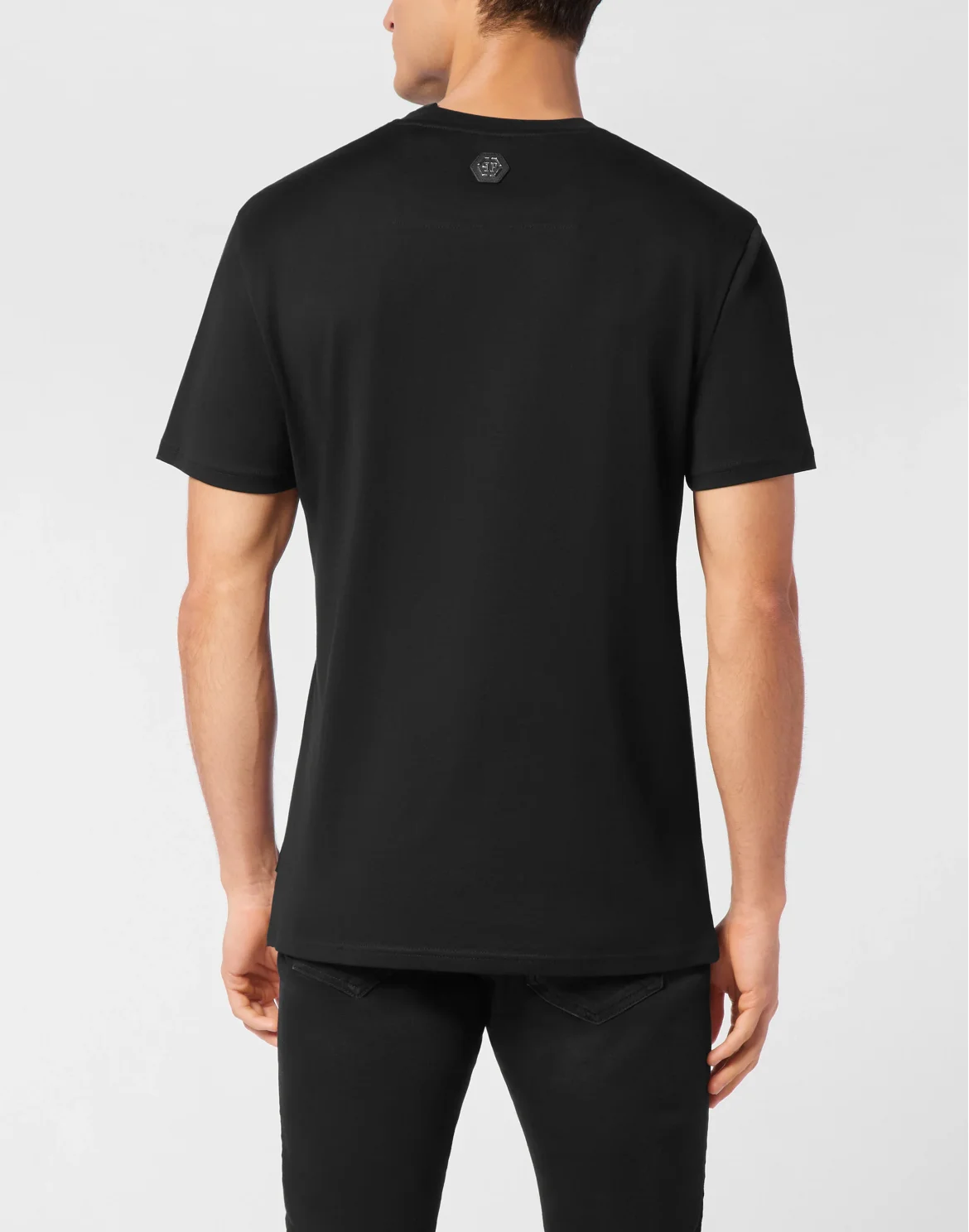 T-shirt Round Neck Stay Humble, цвет: Черный
