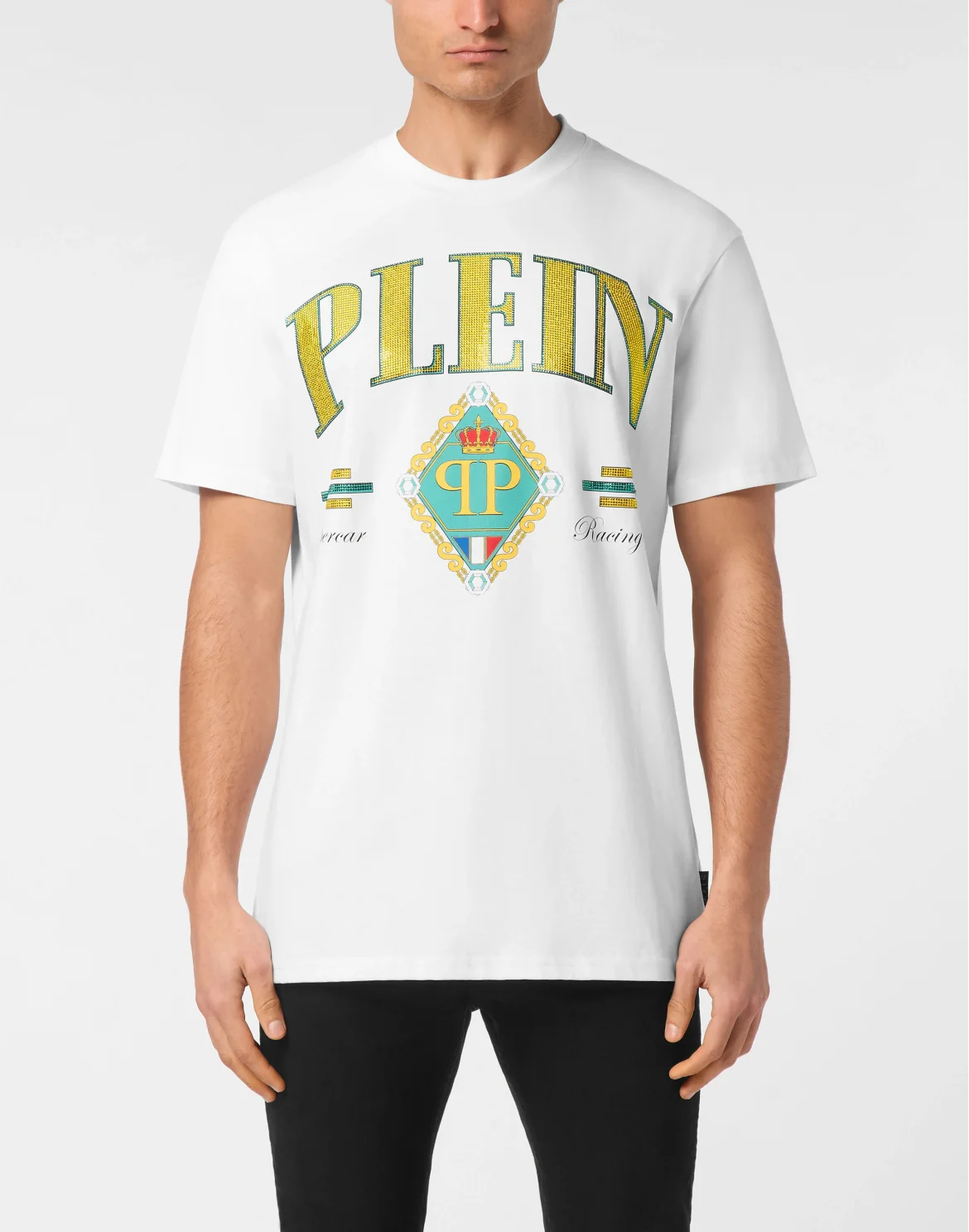 T-shirt Round Neck Supercar Stones Stones, цвет: Белый