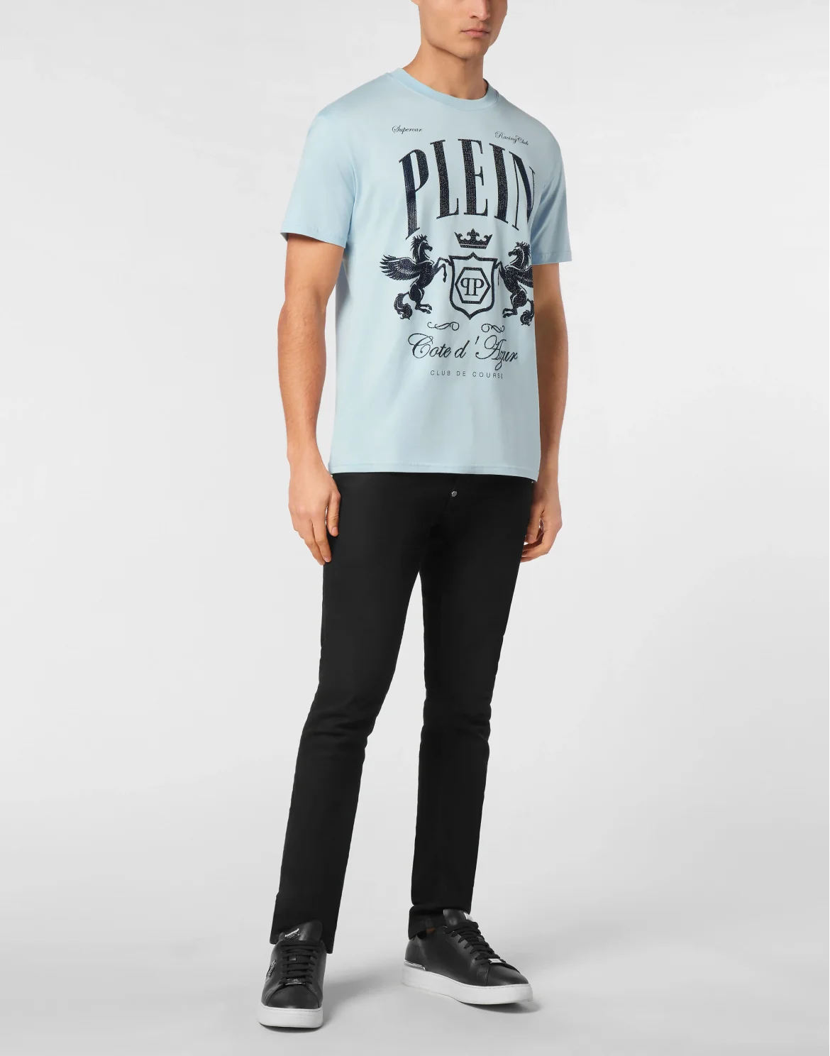 T-shirt Round Neck SS Cote D Azur Stones, цвет: Голубой